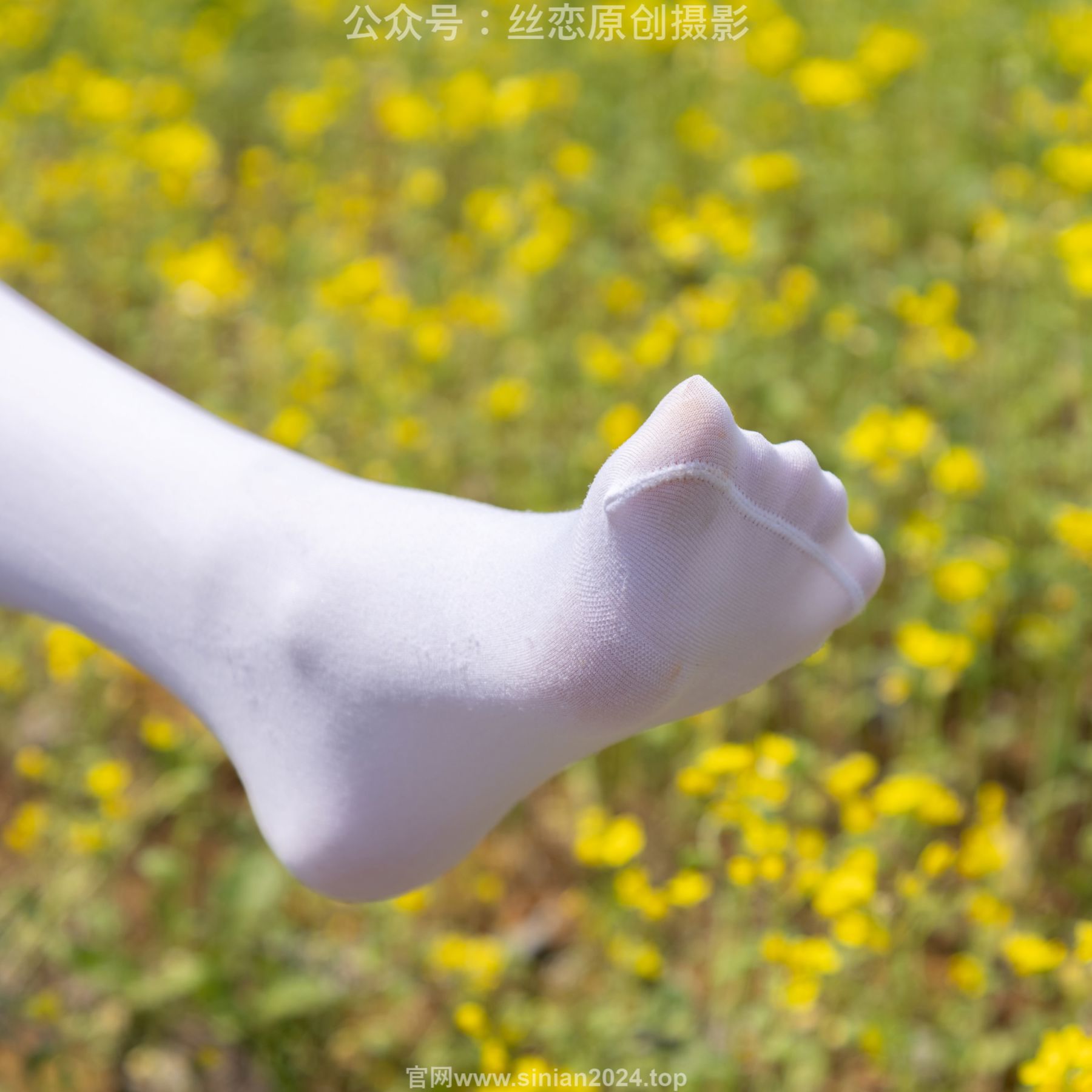 丝恋摄影 No.007 小梦 - 白色JK 超短裙 白色丝袜 黑色皮鞋/(285P)