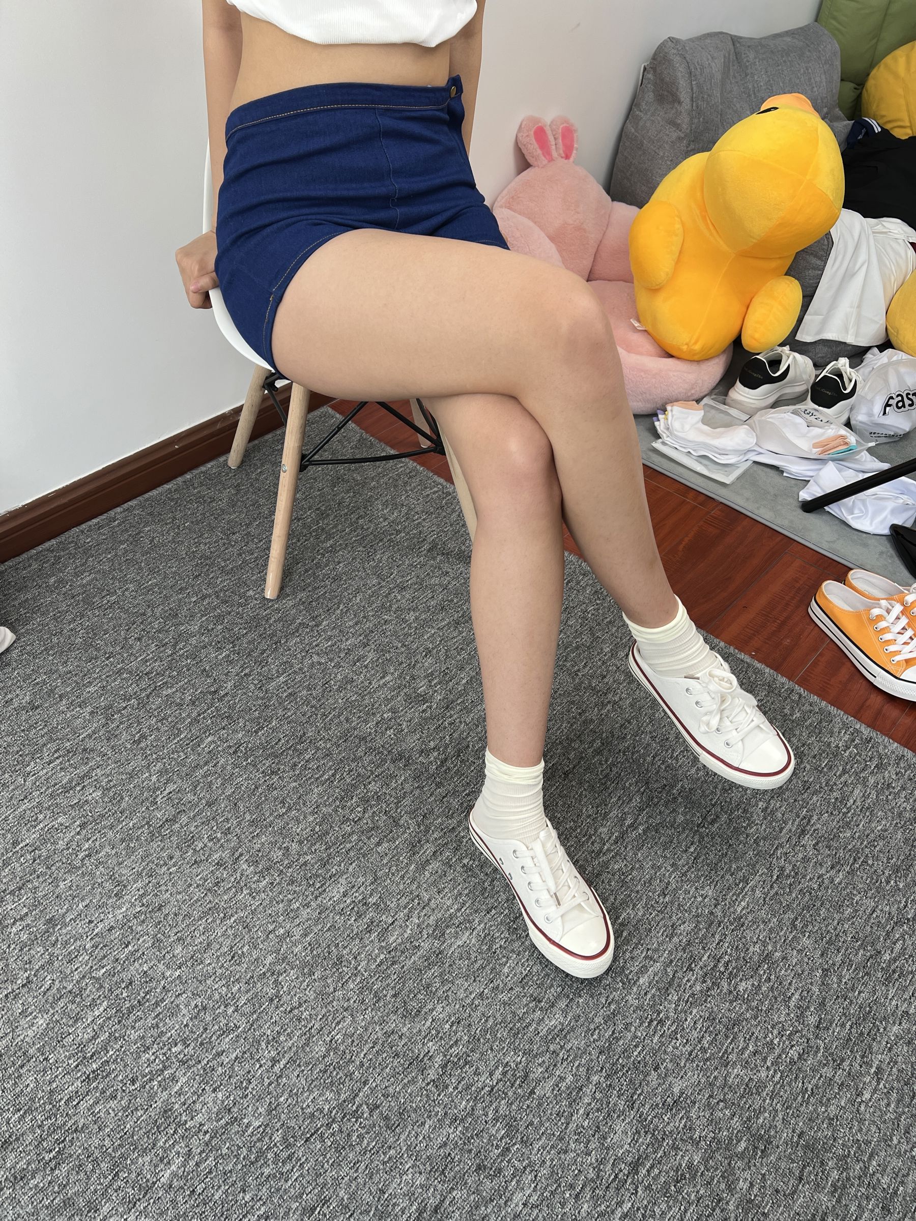 三禾摄影 No.027 牛仔短裤 棉袜 帆布鞋/(213P)