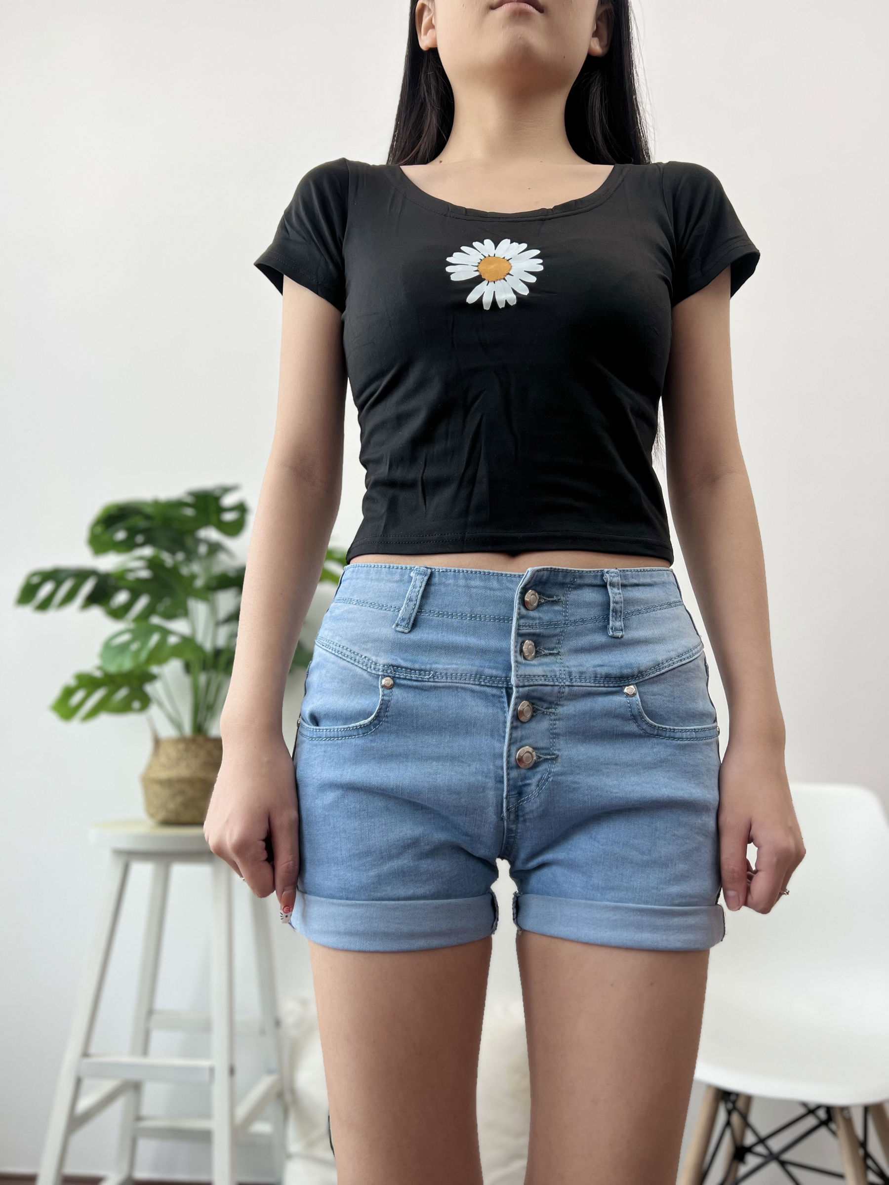 三禾摄影 No.026 牛仔短裤 棉袜 帆布鞋/(176P)