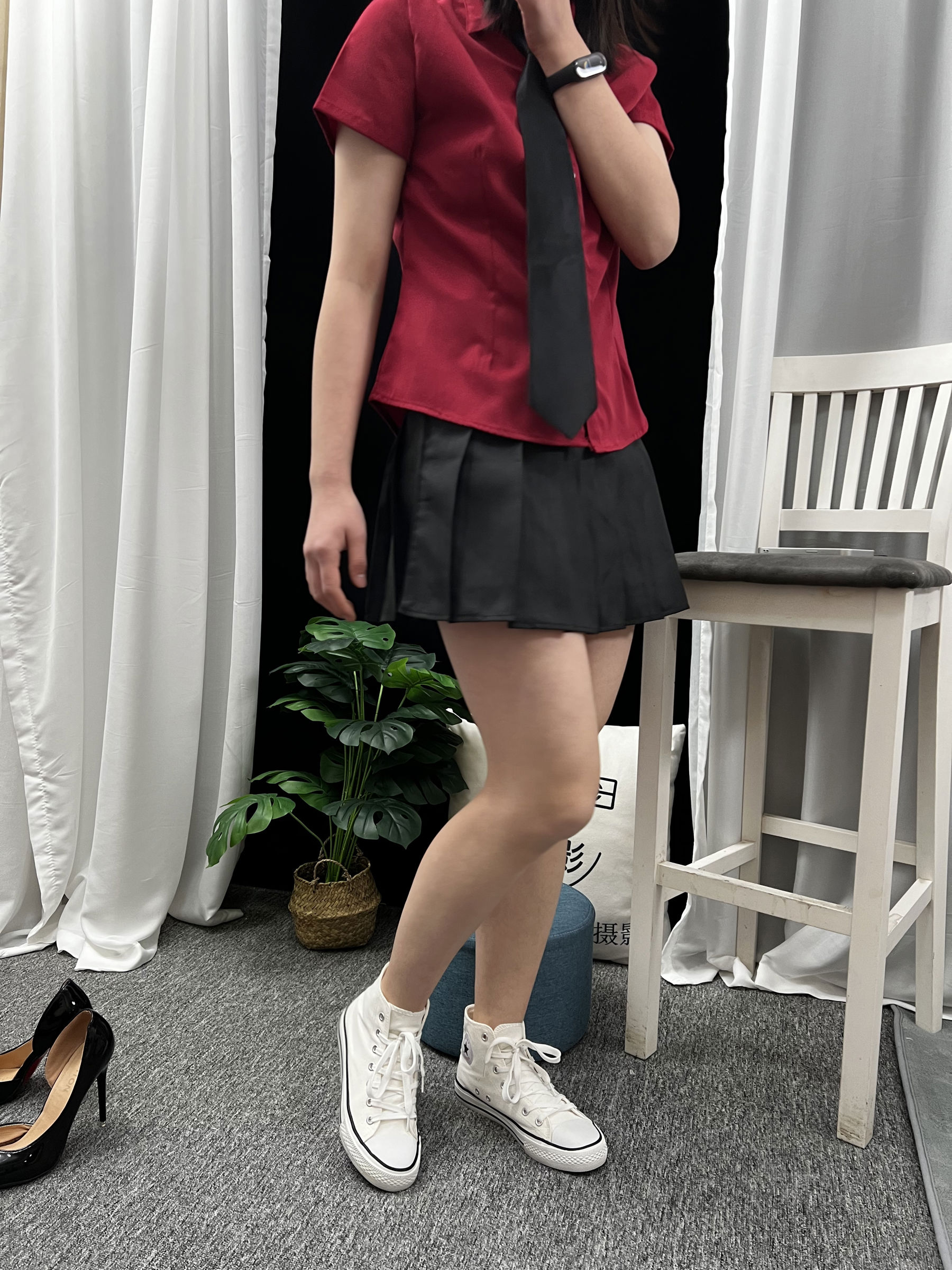 三禾摄影 No.021 短裙 凉拖 帆布鞋 高跟/(217P)