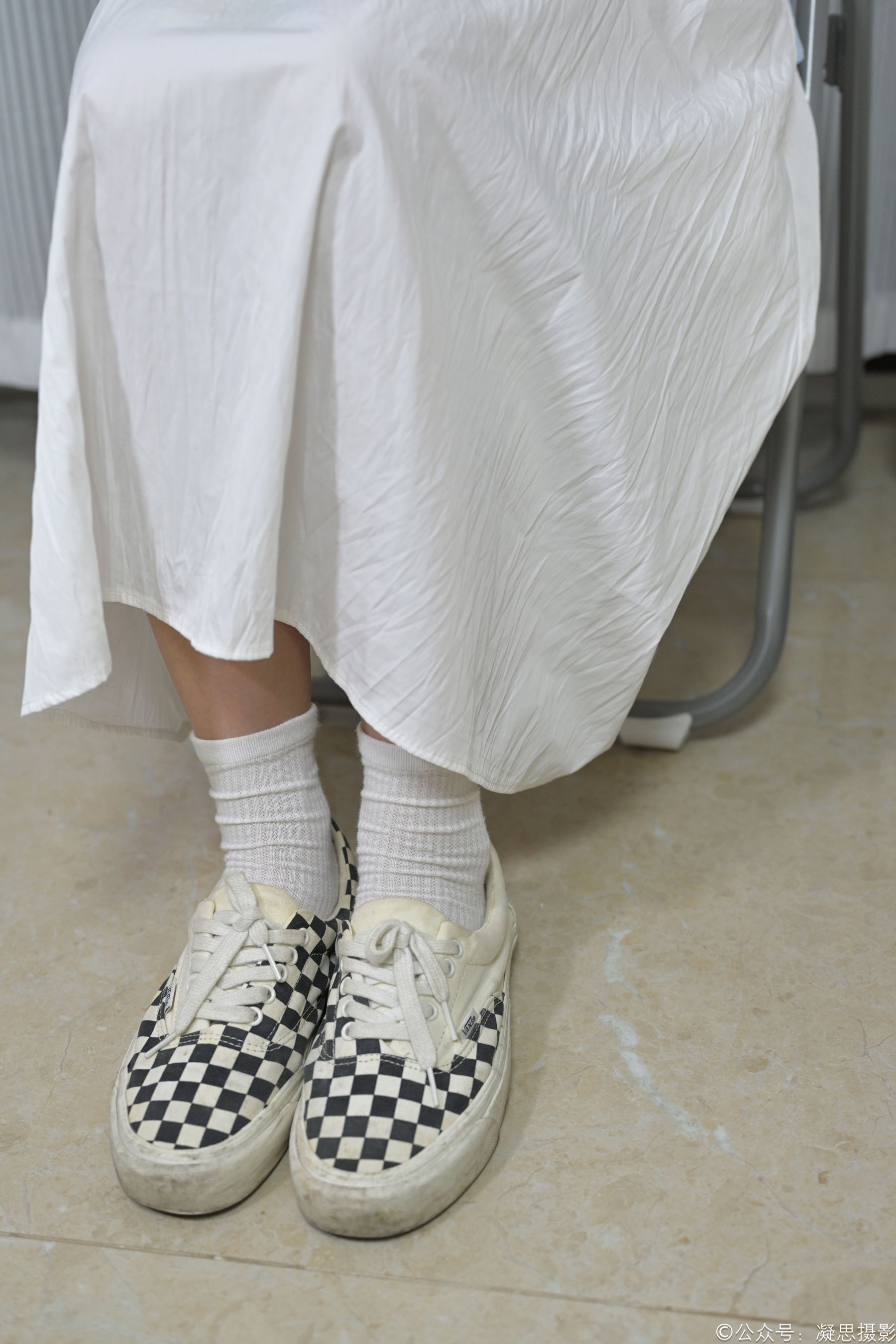 凝思摄影 No.007 小睿 - 长裙、短白袜、平底鞋/(133P)