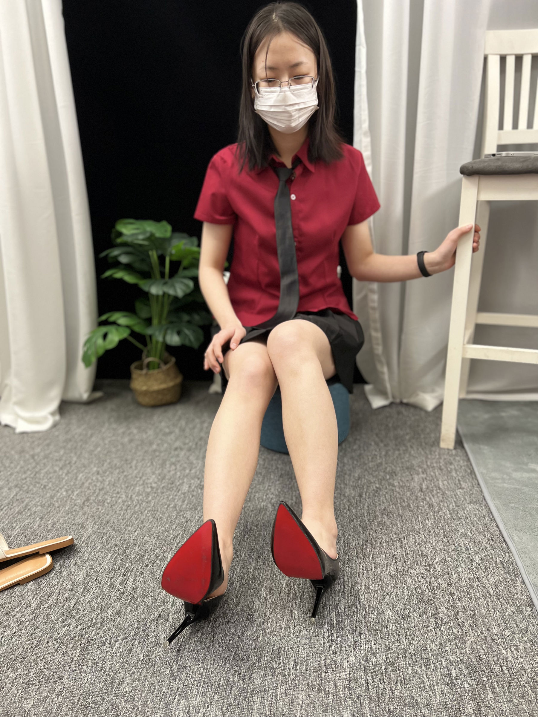 三禾摄影 No.021 短裙 凉拖 帆布鞋 高跟/(217P)