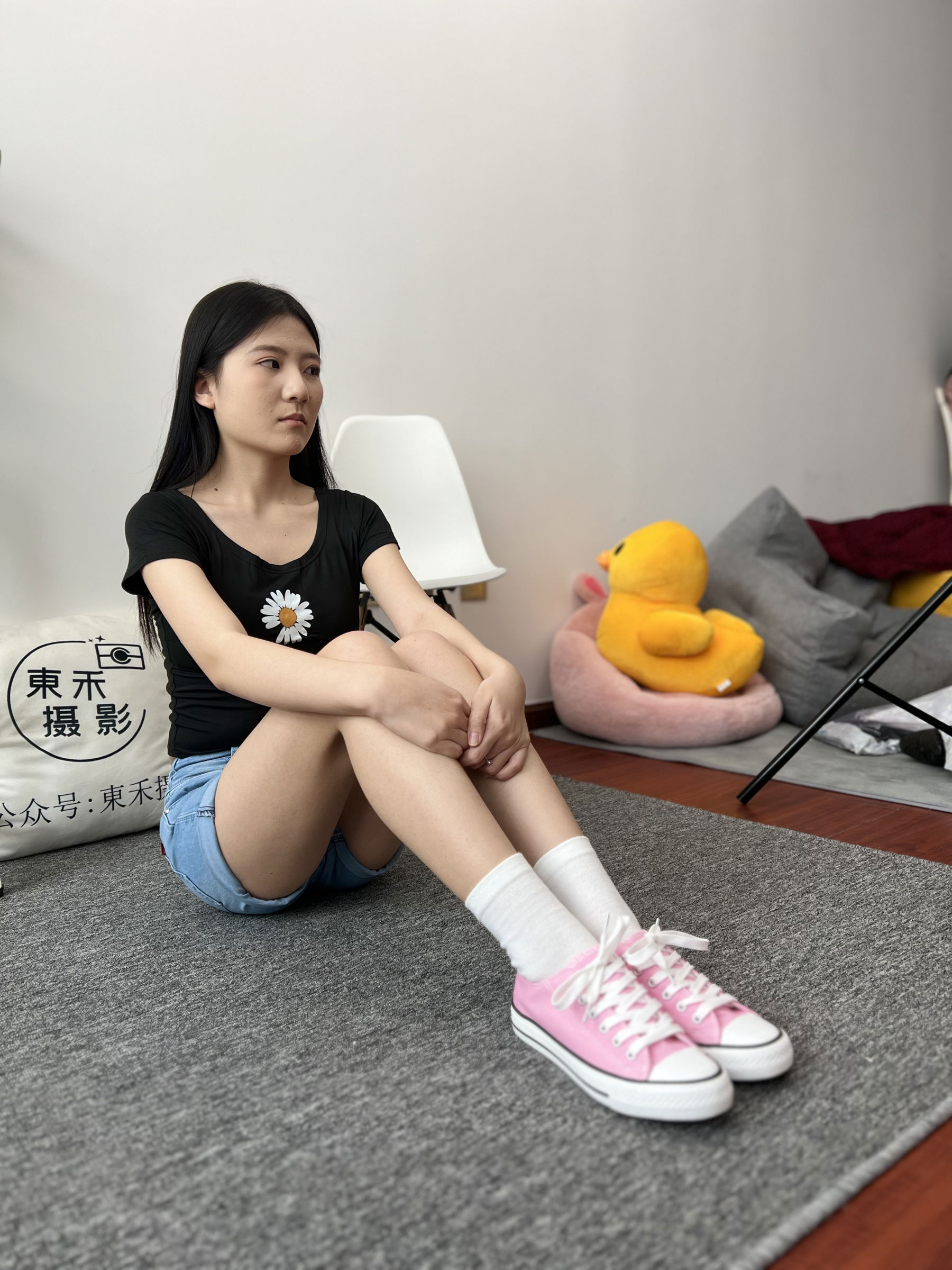 三禾摄影 No.026 牛仔短裤 棉袜 帆布鞋/(176P)