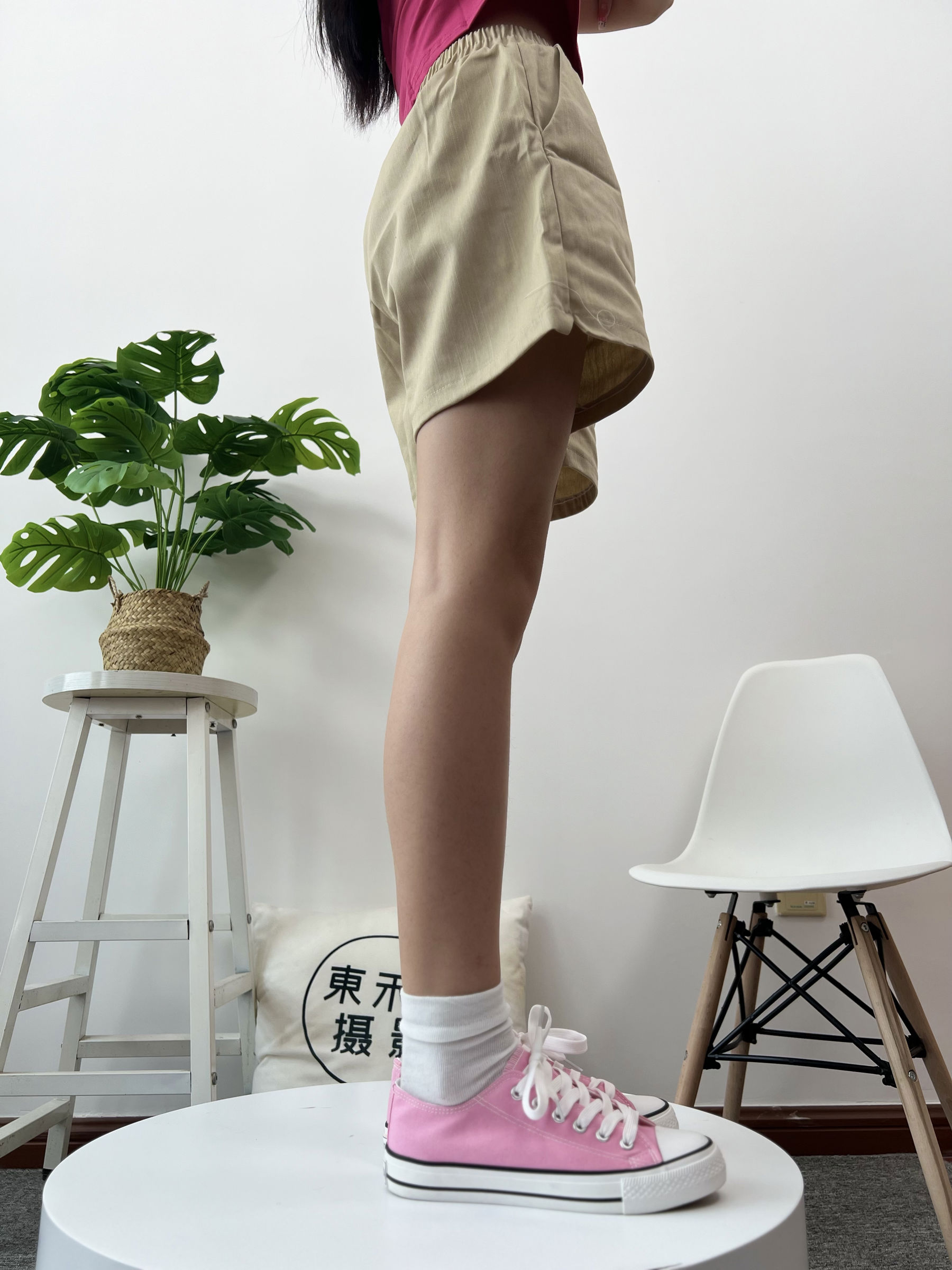 三禾摄影 No.025 休闲短裤 棉袜 帆布鞋/(182P)