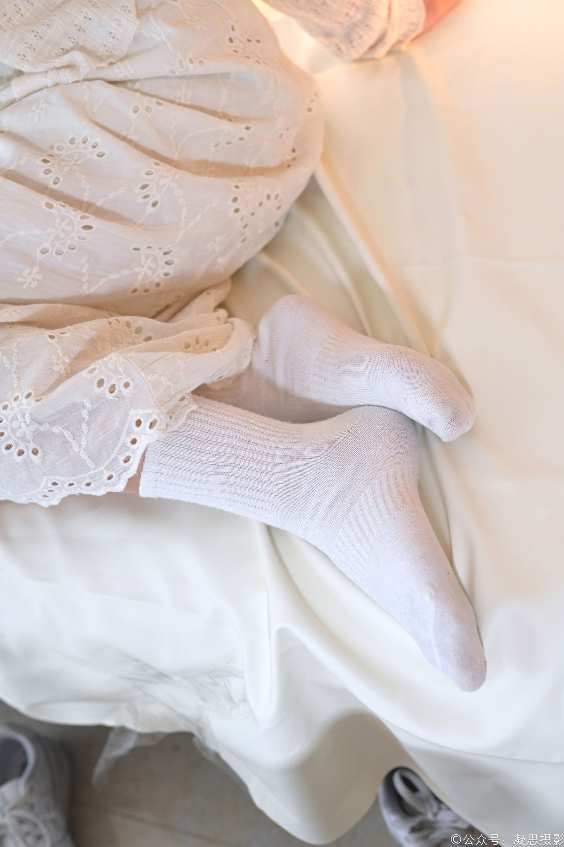 凝思摄影 No.005 琦琦 - 连衣裙、短白袜、平底鞋/(134P)