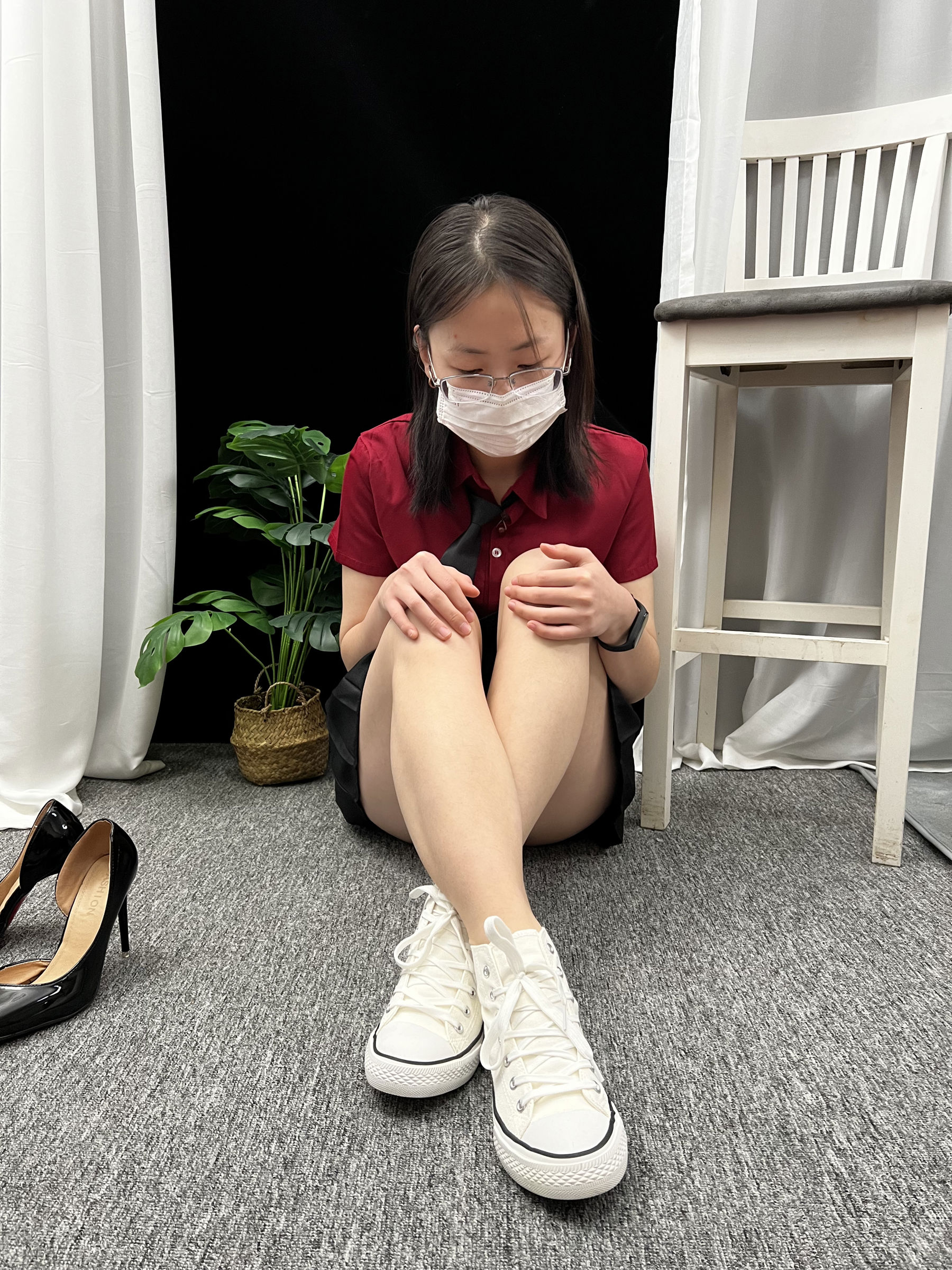 三禾摄影 No.021 短裙 凉拖 帆布鞋 高跟/(217P)