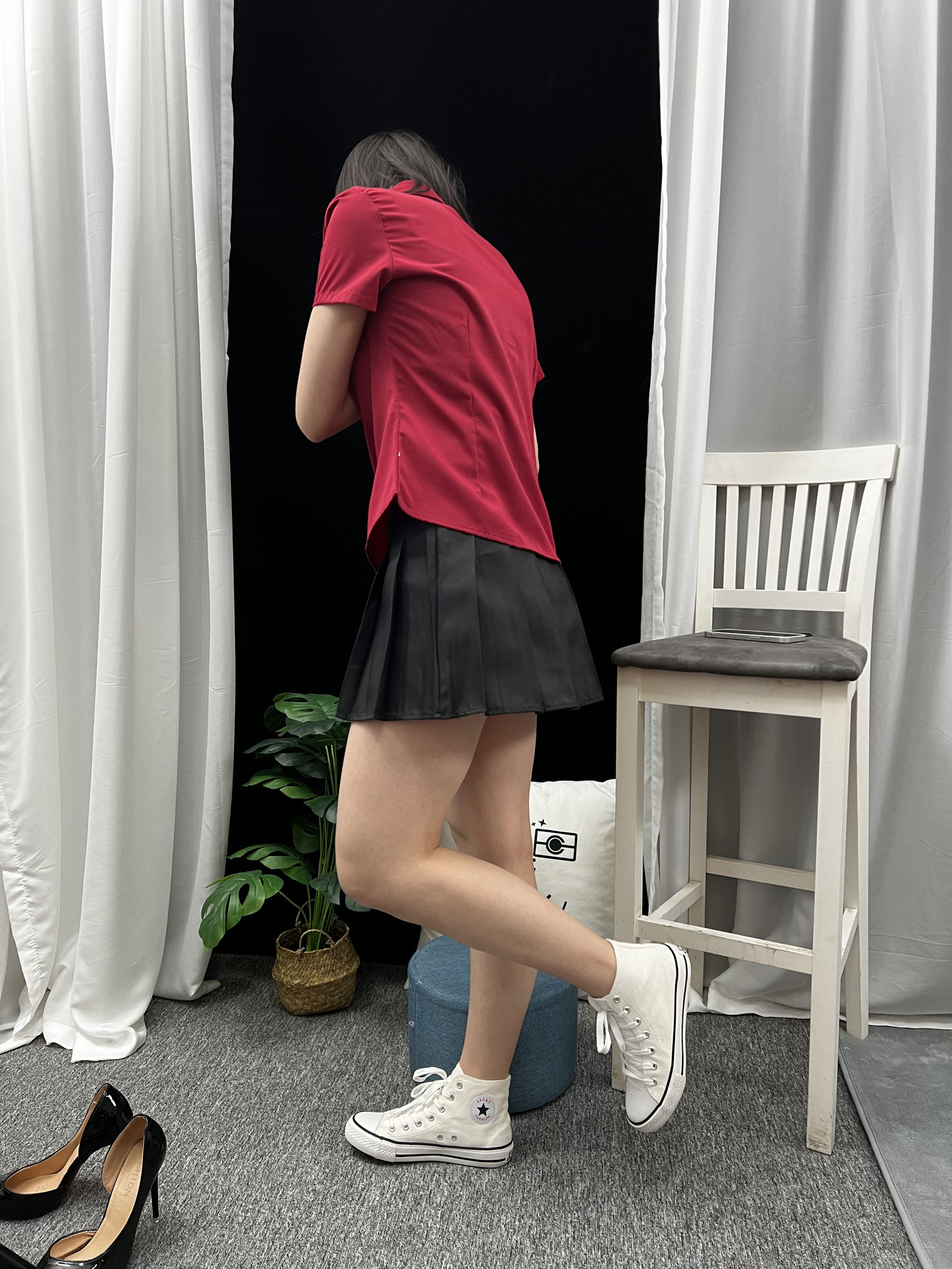 三禾摄影 No.021 短裙 凉拖 帆布鞋 高跟/(217P)