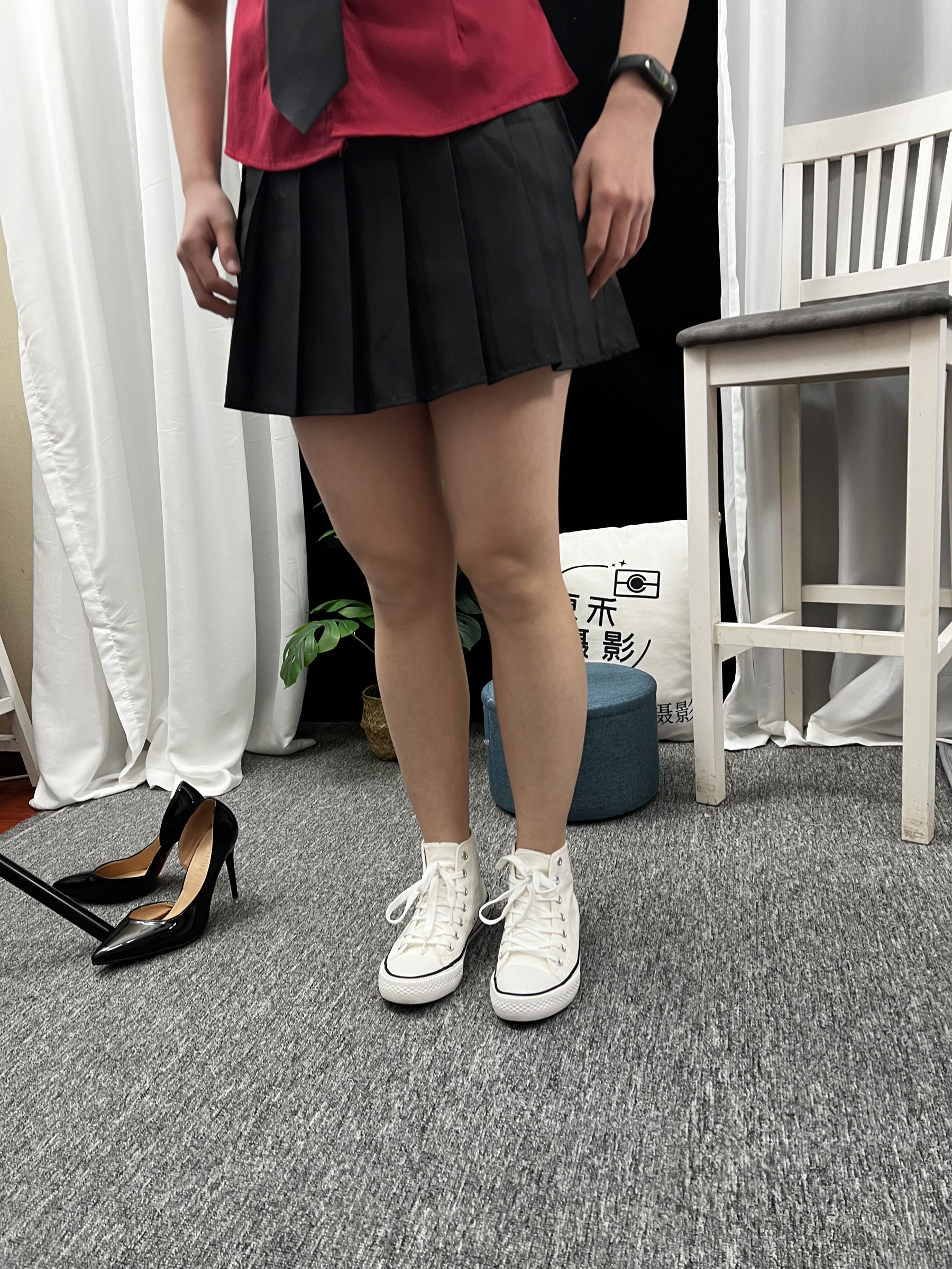 三禾摄影 No.021 短裙 凉拖 帆布鞋 高跟/(217P)