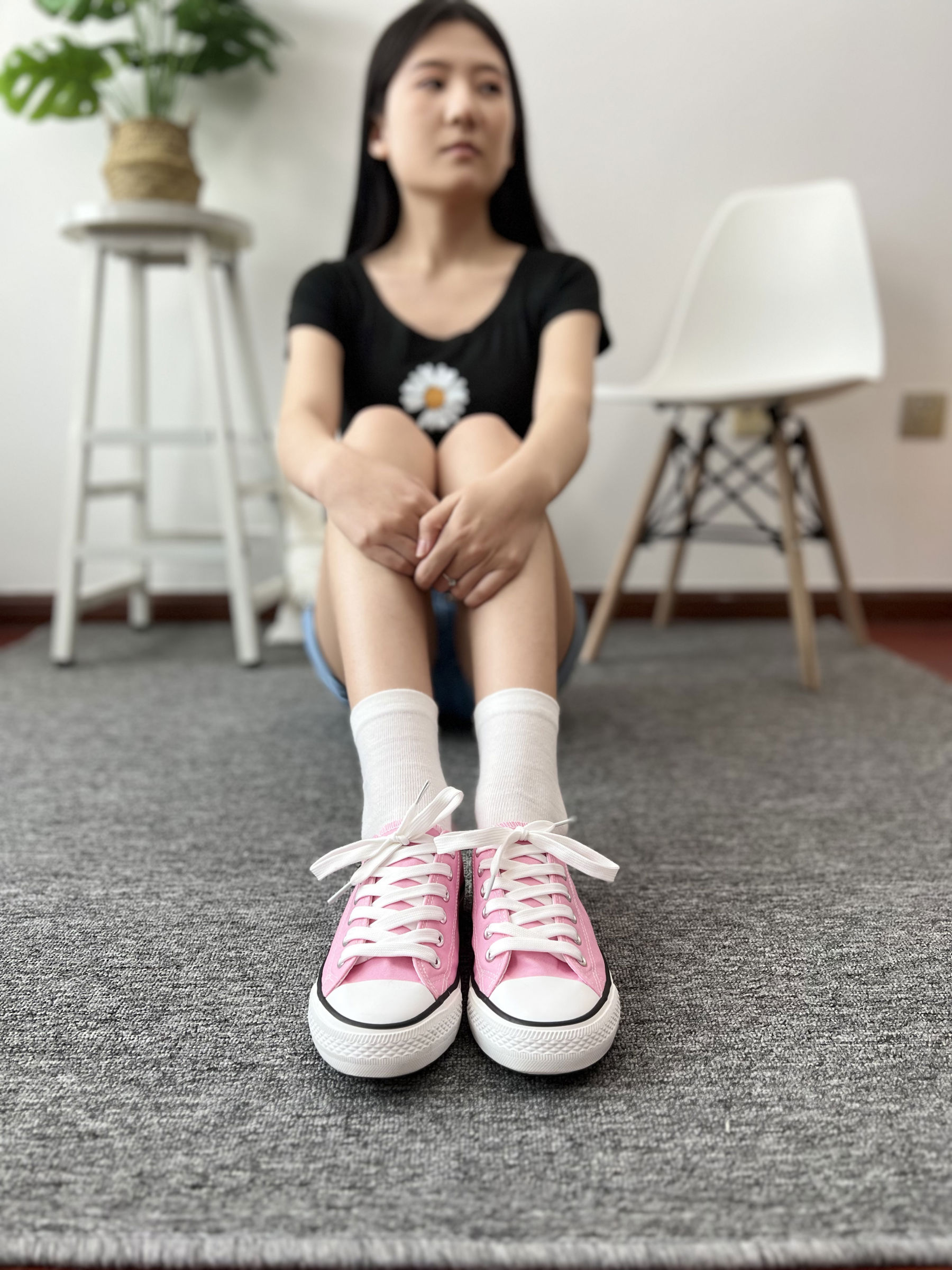 三禾摄影 No.026 牛仔短裤 棉袜 帆布鞋/(176P)