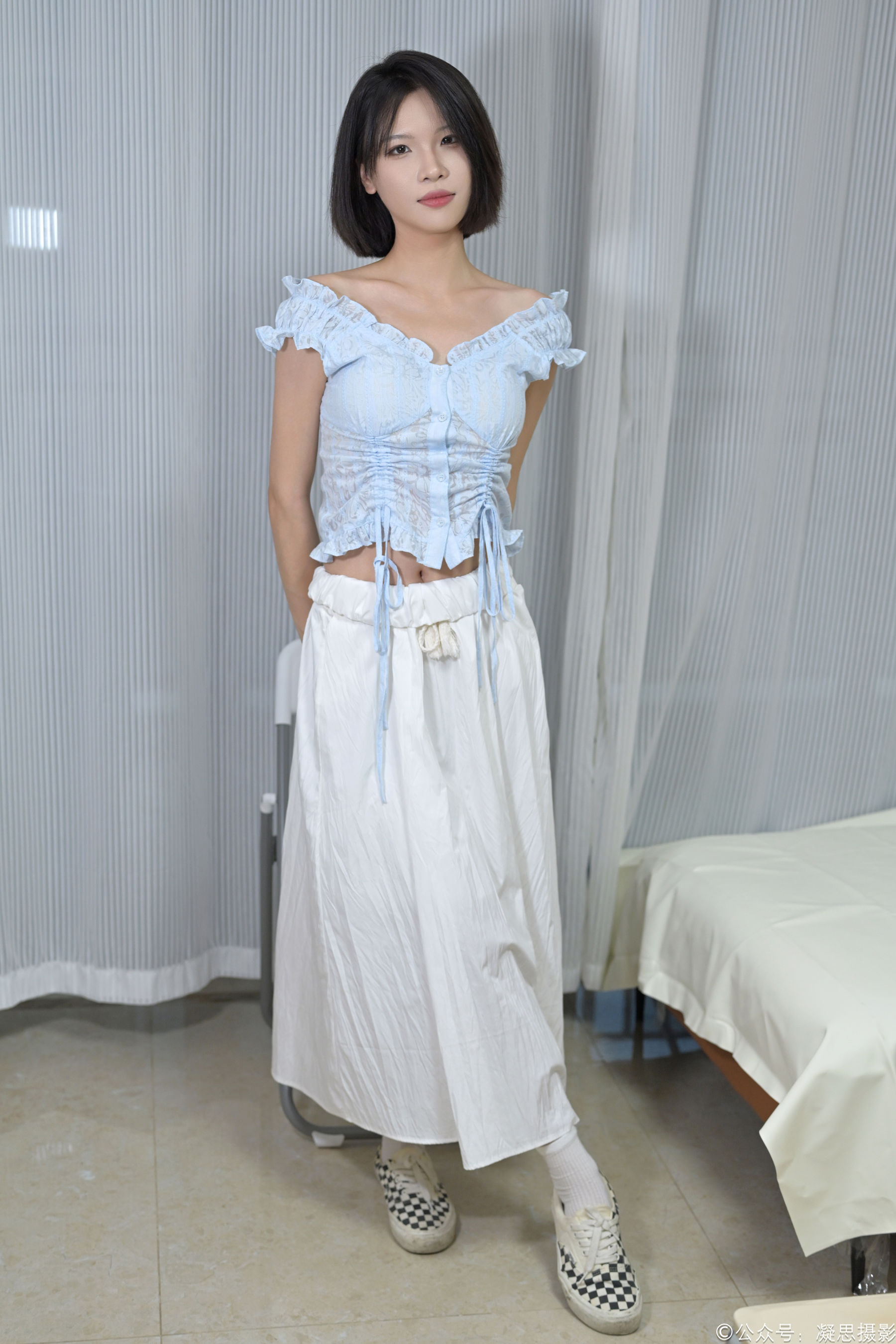 凝思摄影 No.007 小睿 - 长裙、短白袜、平底鞋/(133P)