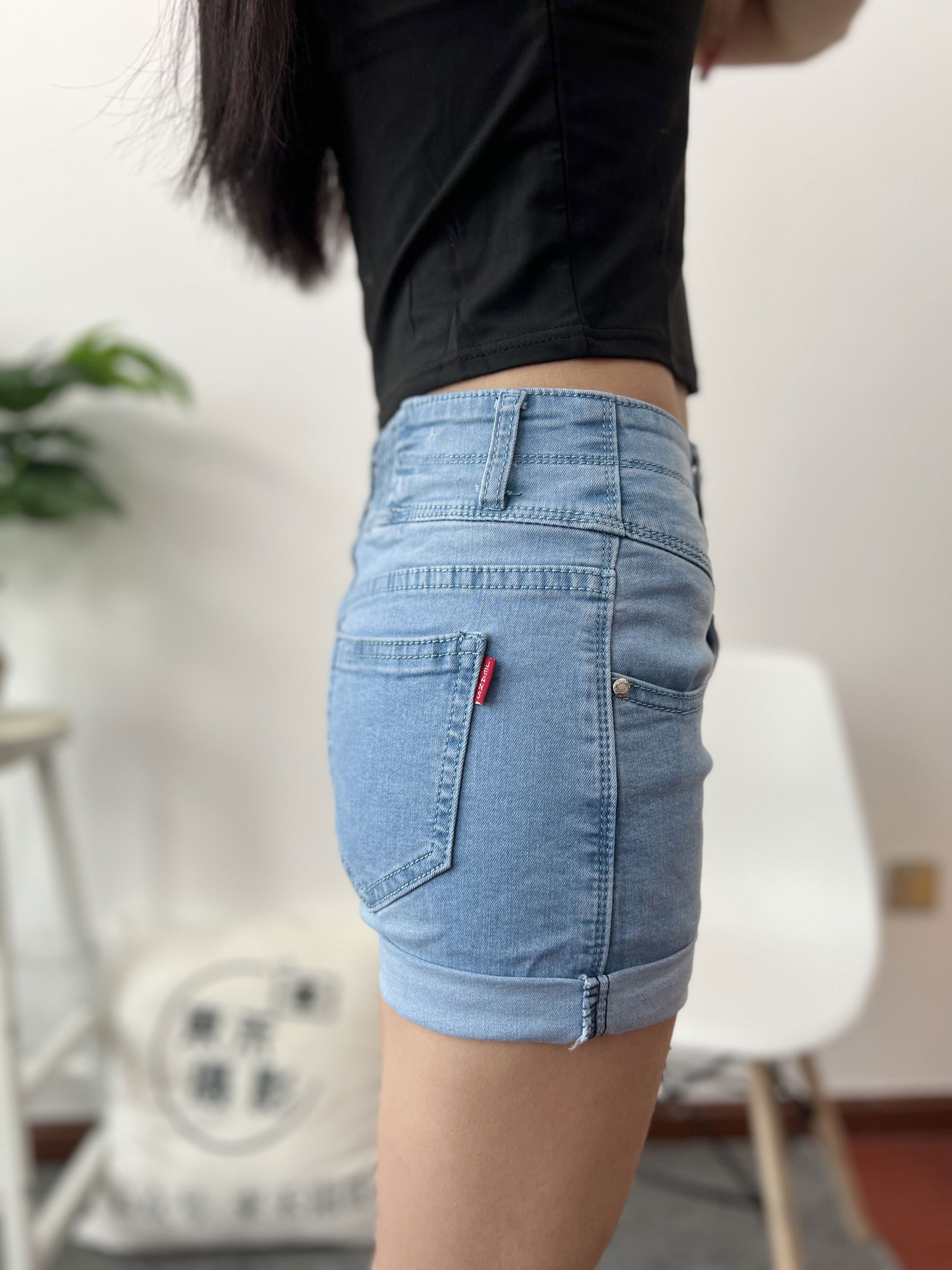 三禾摄影 No.026 牛仔短裤 棉袜 帆布鞋/(176P)