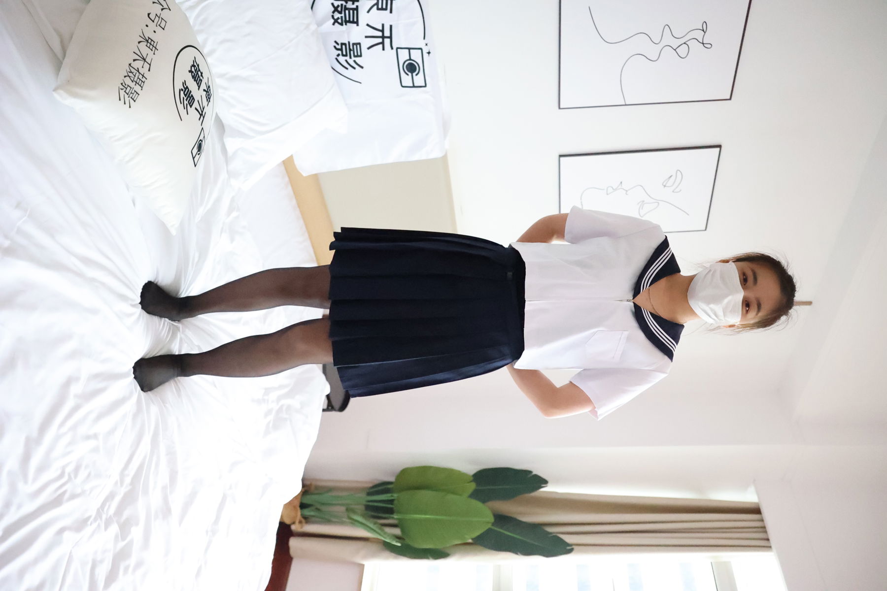 三禾摄影 No.020 JK 黑丝/(299P)