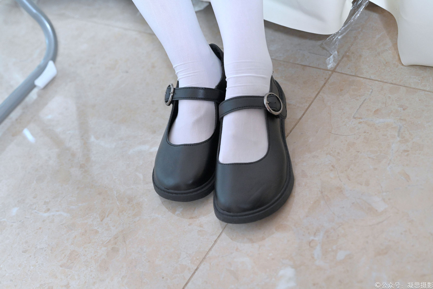 凝思摄影 No.014 木木 - 民国校服、过膝袜、小皮鞋/(159P)