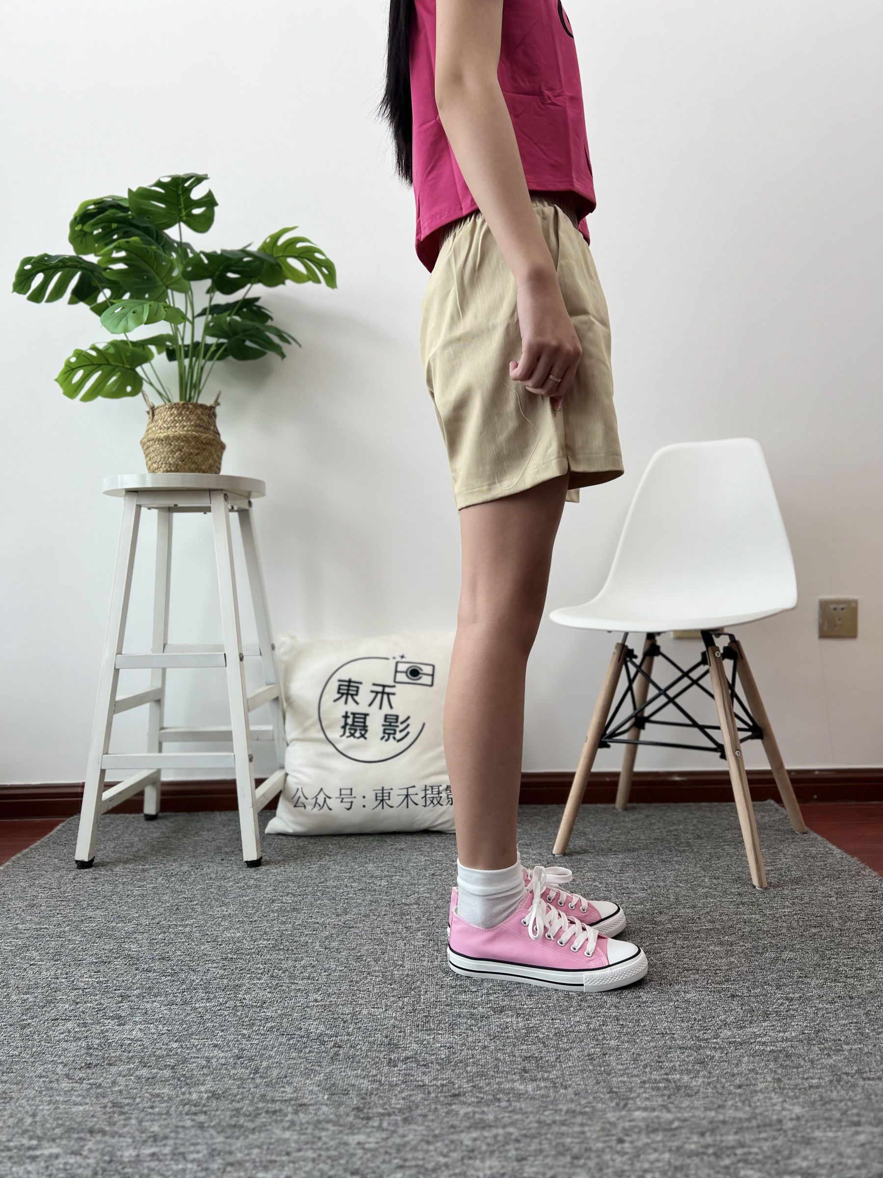 三禾摄影 No.025 休闲短裤 棉袜 帆布鞋/(182P)