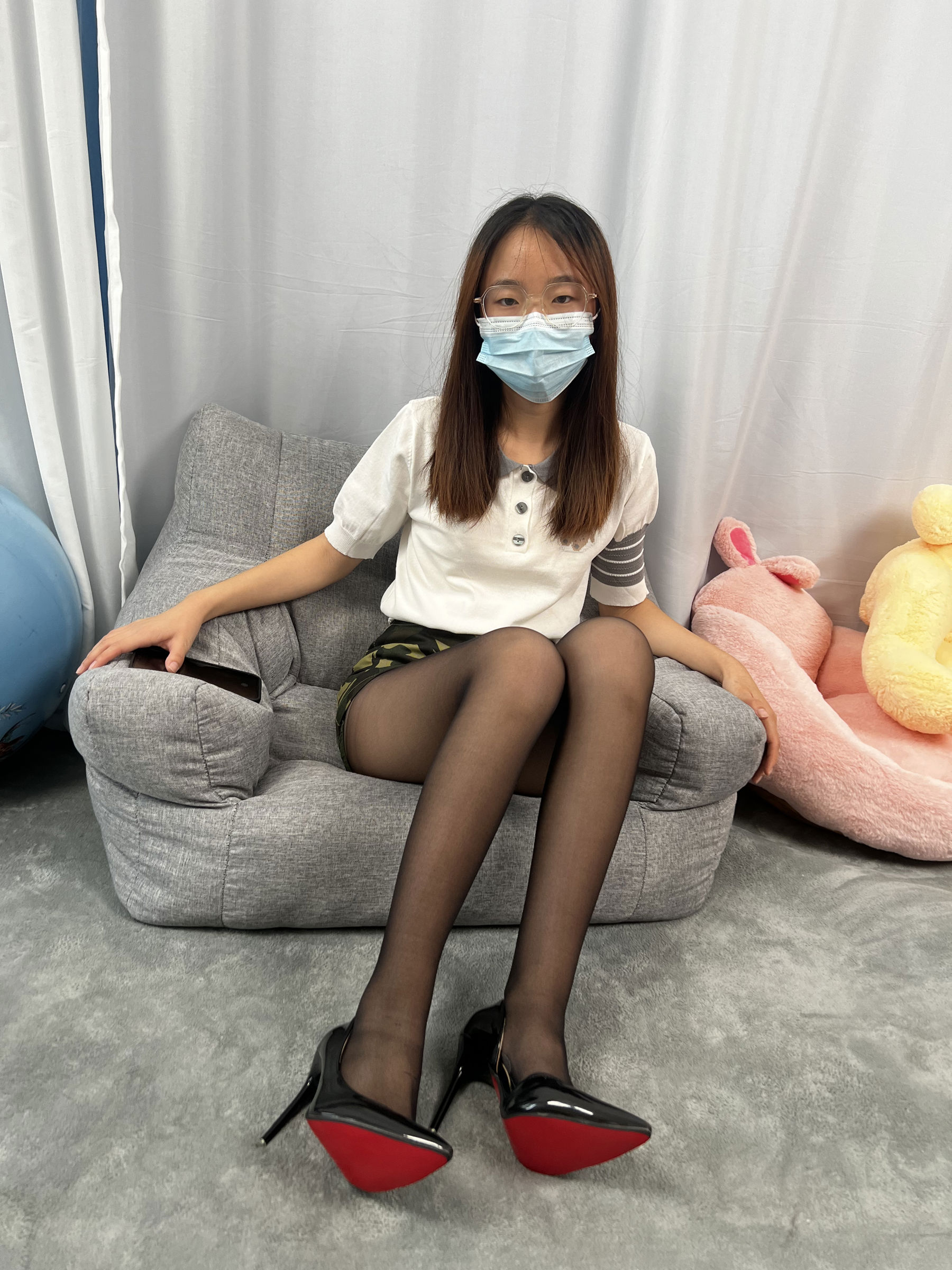 三禾摄影 No.022 短裙 黑丝 高跟/(207P)