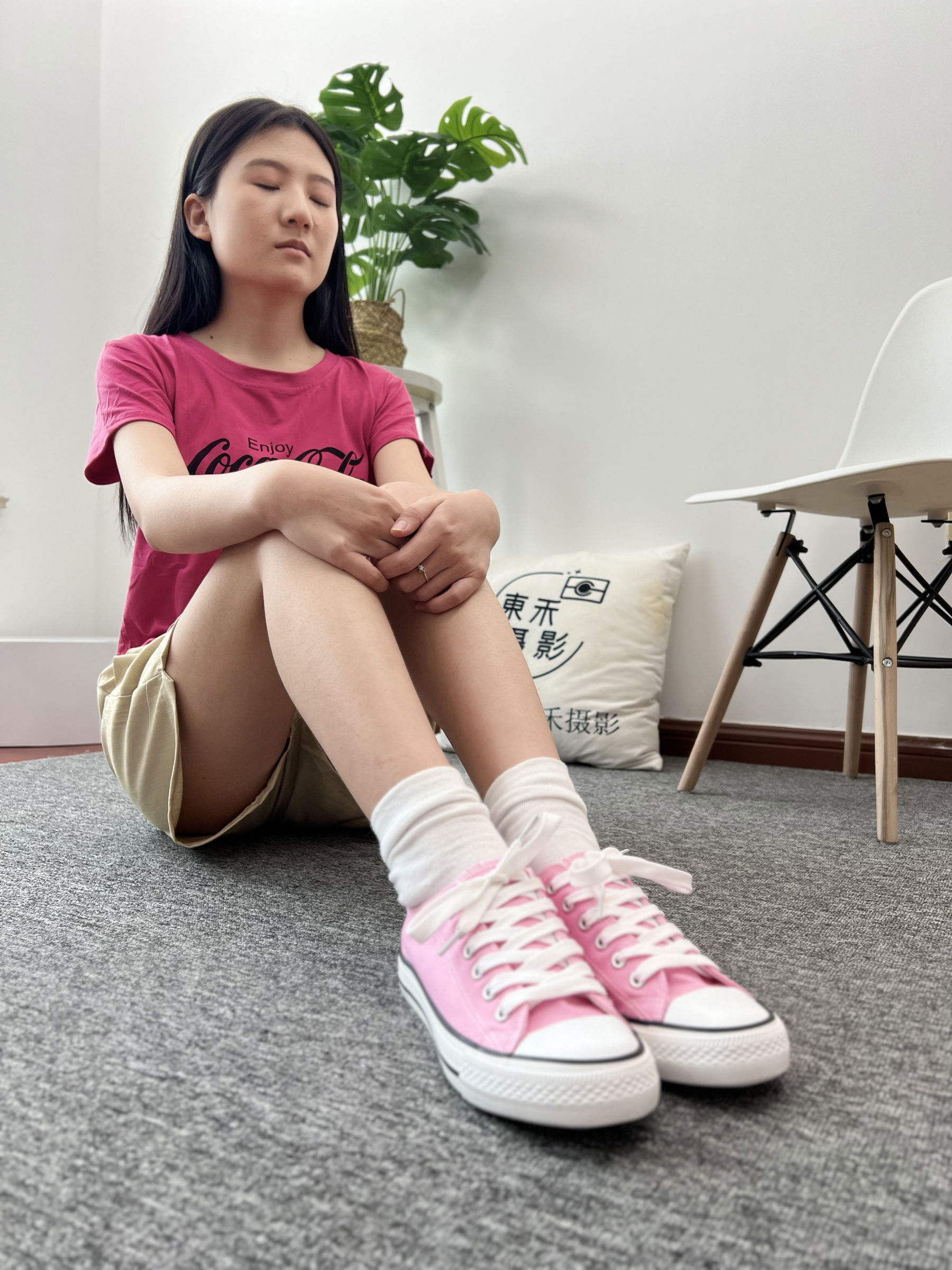 三禾摄影 No.025 休闲短裤 棉袜 帆布鞋/(182P)