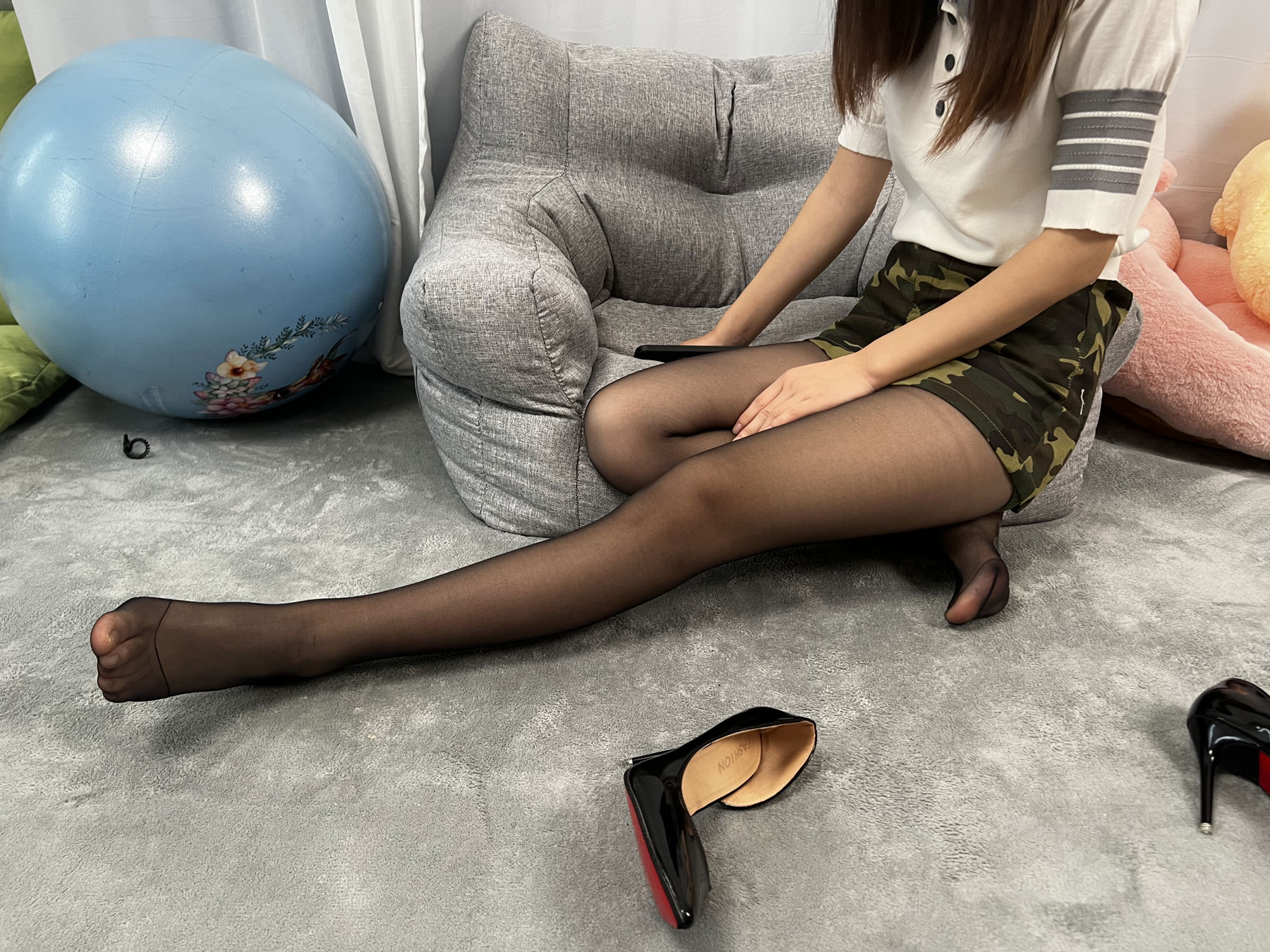 三禾摄影 No.022 短裙 黑丝 高跟/(207P)