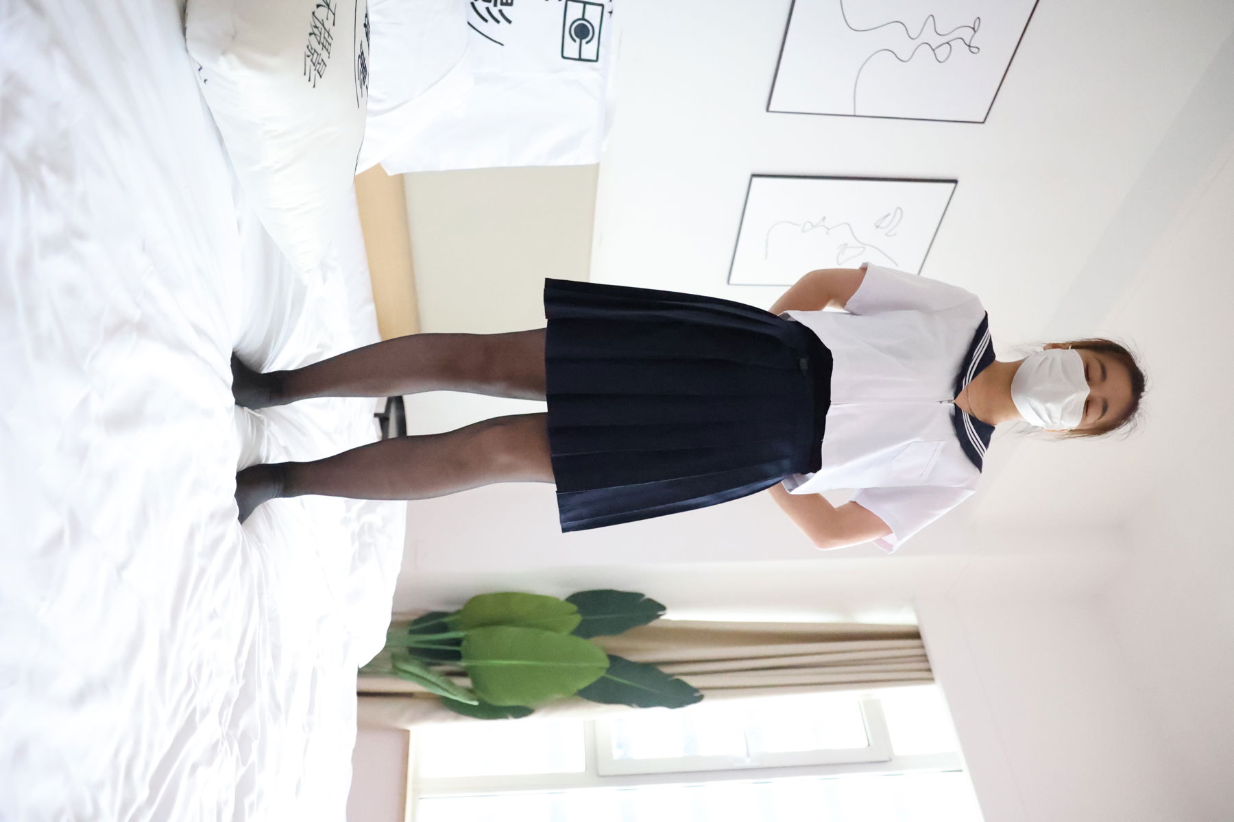 三禾摄影 No.020 JK 黑丝/(299P)