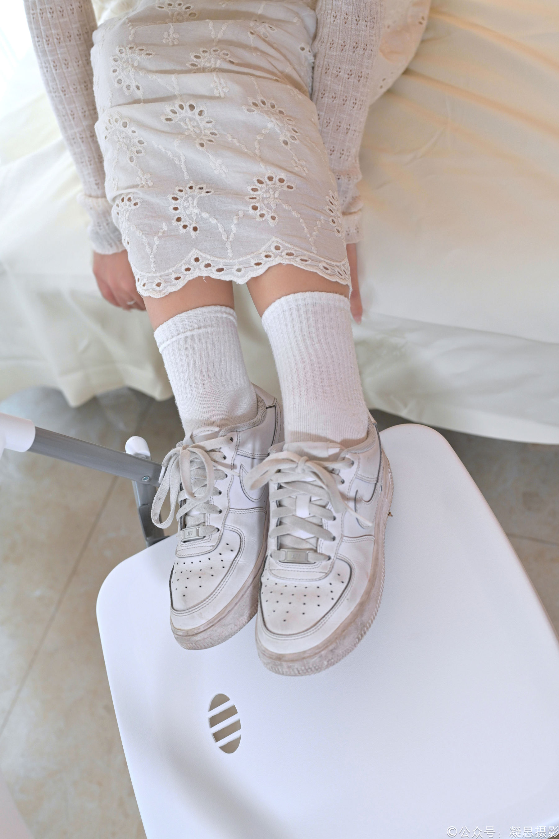 凝思摄影 No.005 琦琦 - 连衣裙、短白袜、平底鞋/(134P)