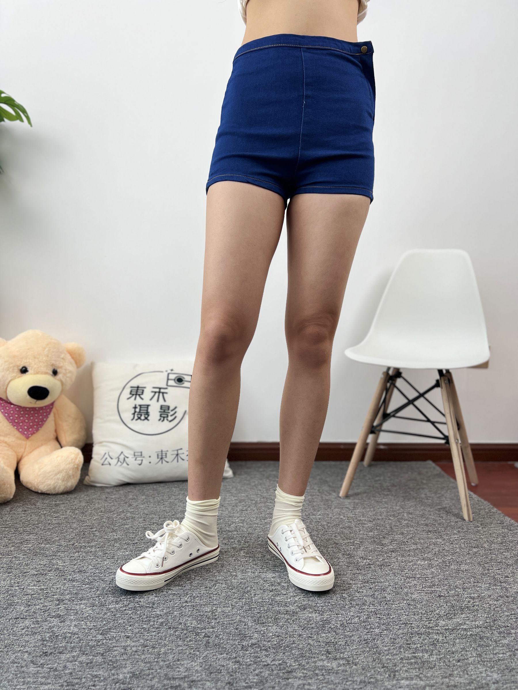 三禾摄影 No.027 牛仔短裤 棉袜 帆布鞋/(213P)