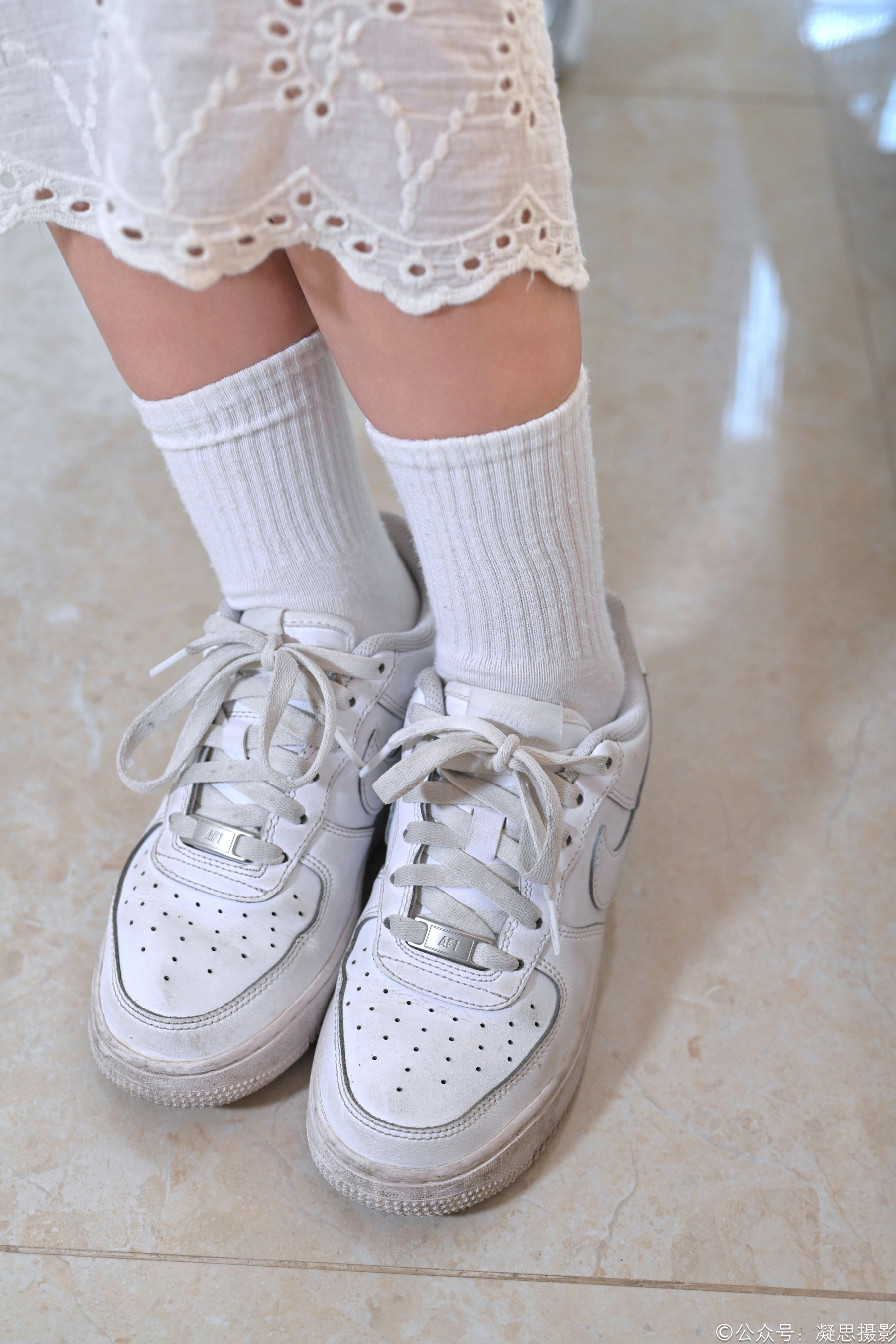 凝思摄影 No.005 琦琦 - 连衣裙、短白袜、平底鞋/(134P)