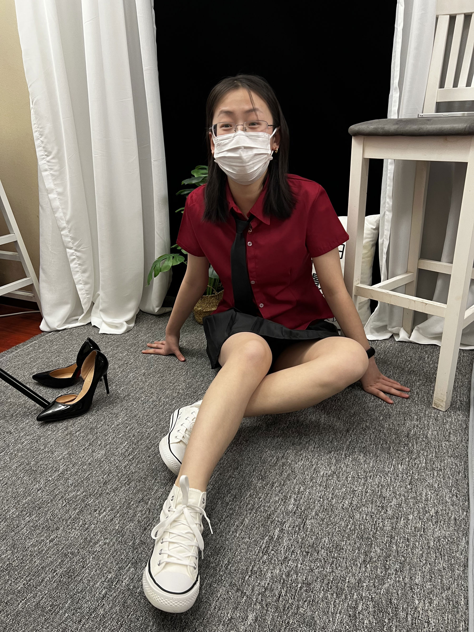 三禾摄影 No.021 短裙 凉拖 帆布鞋 高跟/(217P)