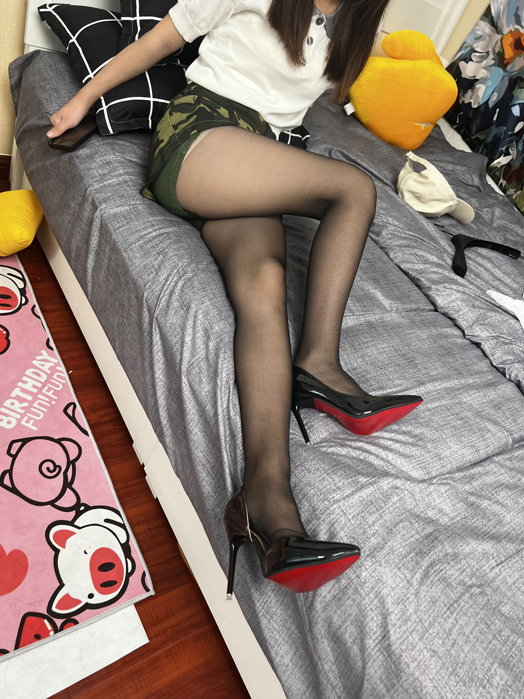 三禾摄影 No.022 短裙 黑丝 高跟/(207P)