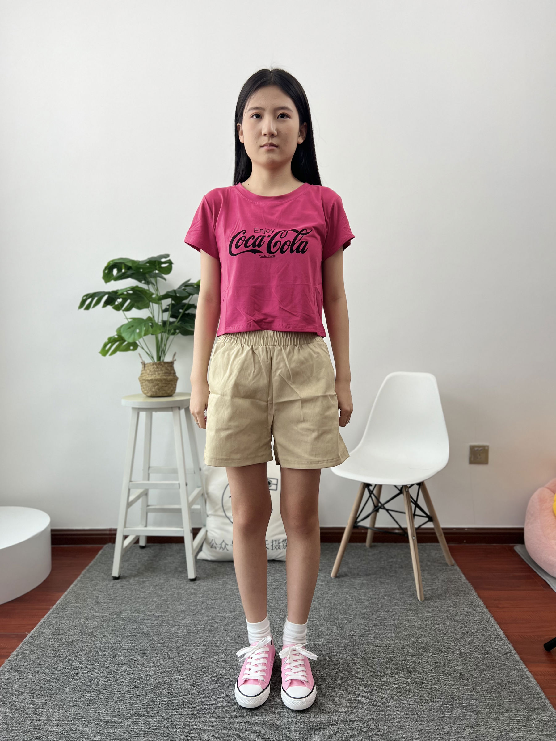 三禾摄影 No.025 休闲短裤 棉袜 帆布鞋/(182P)