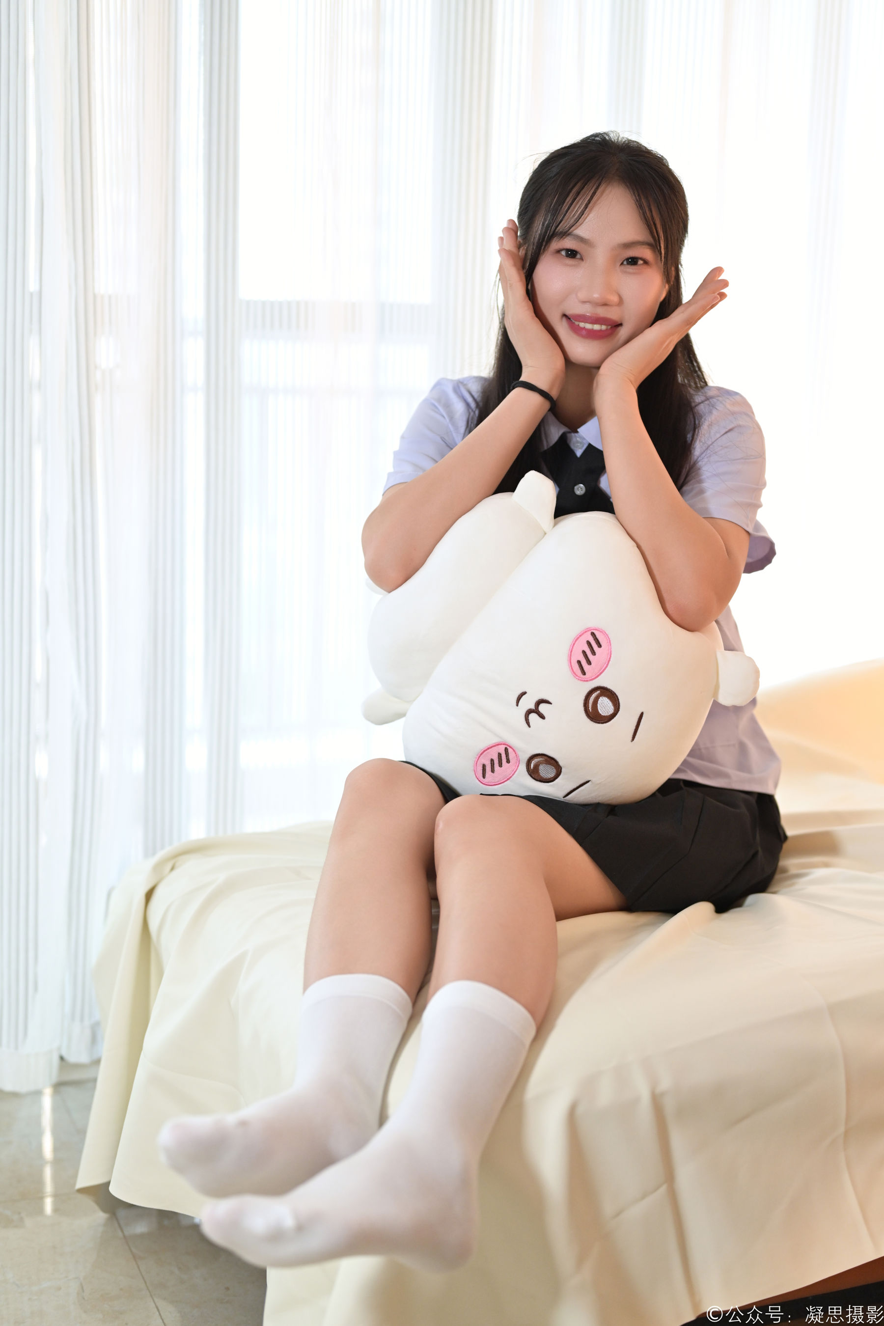 凝思摄影 No.012 德美 - 泰国制服、短白袜、运动鞋/(160P)