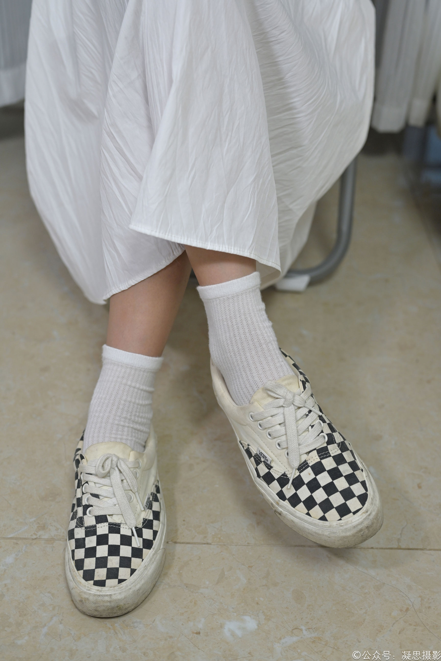 凝思摄影 No.007 小睿 - 长裙、短白袜、平底鞋/(133P)