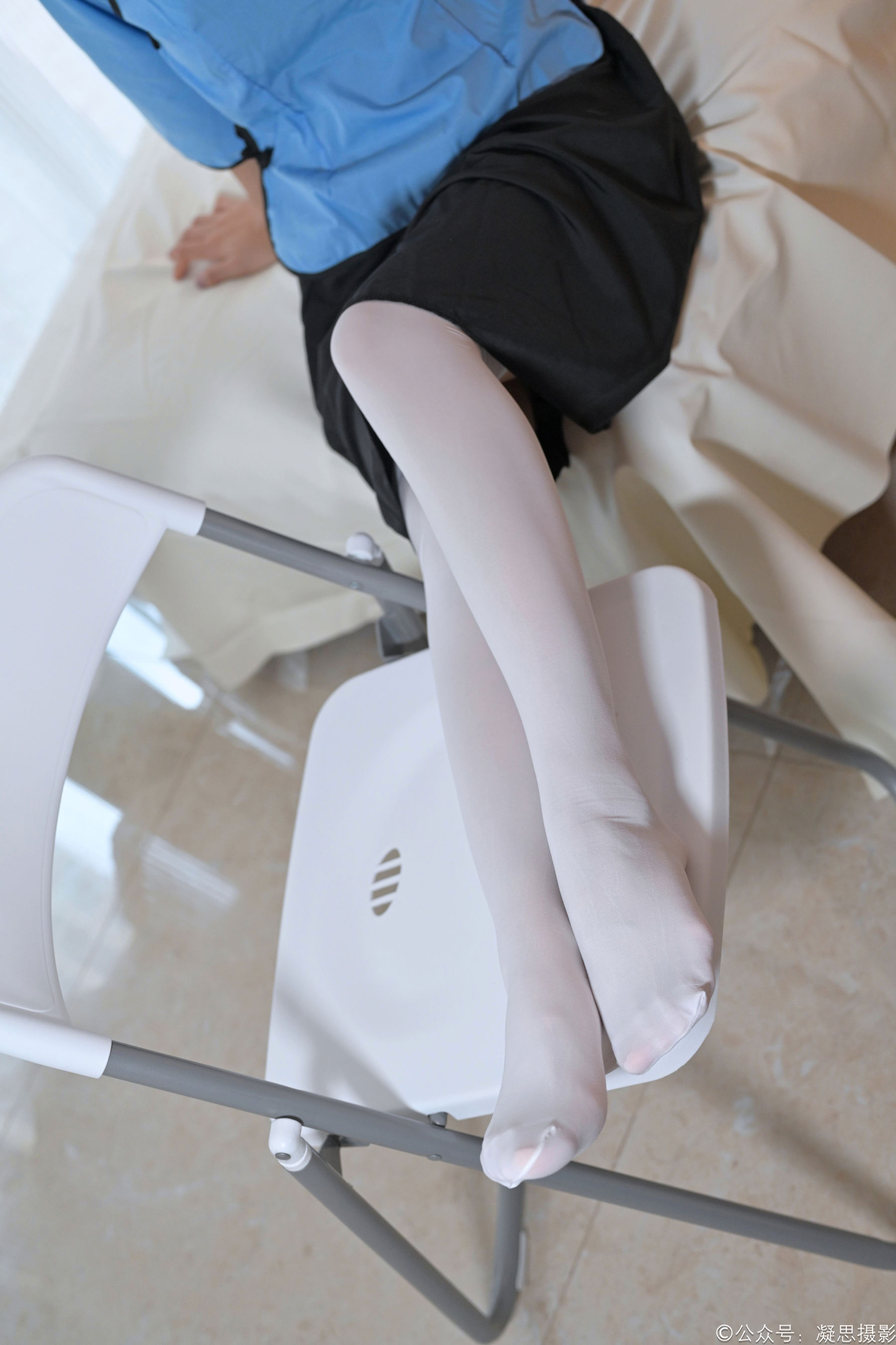 凝思摄影 No.014 木木 - 民国校服、过膝袜、小皮鞋/(159P)