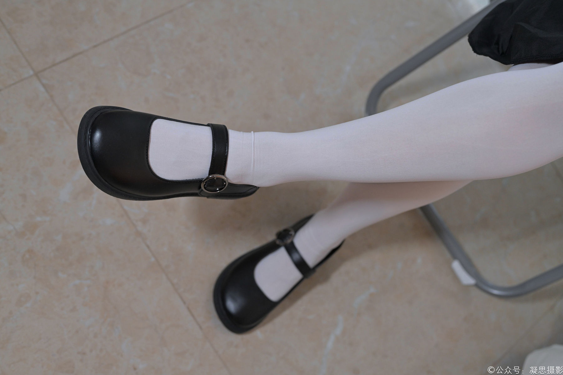 凝思摄影 No.014 木木 - 民国校服、过膝袜、小皮鞋/(159P)