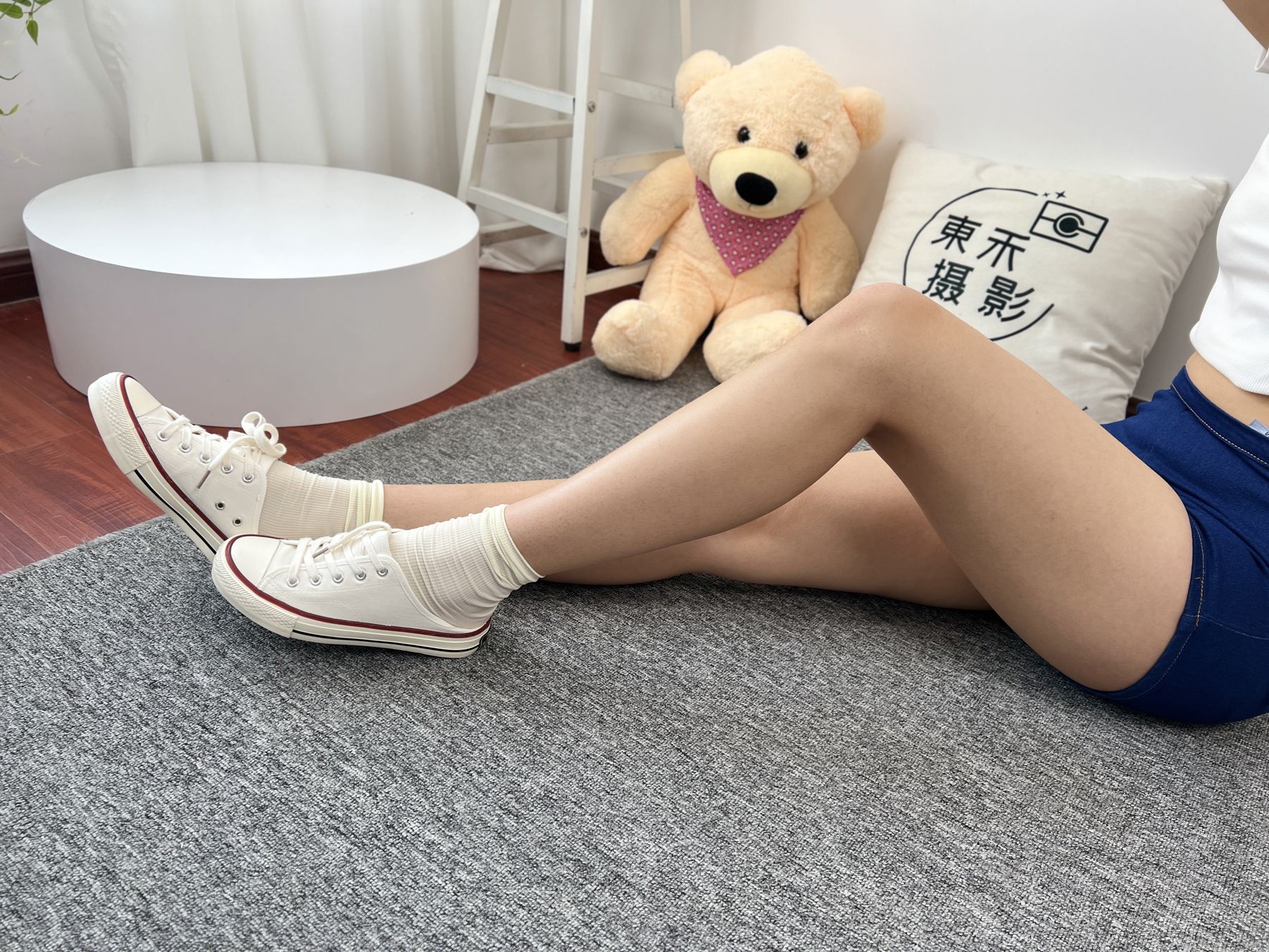 三禾摄影 No.027 牛仔短裤 棉袜 帆布鞋/(213P)