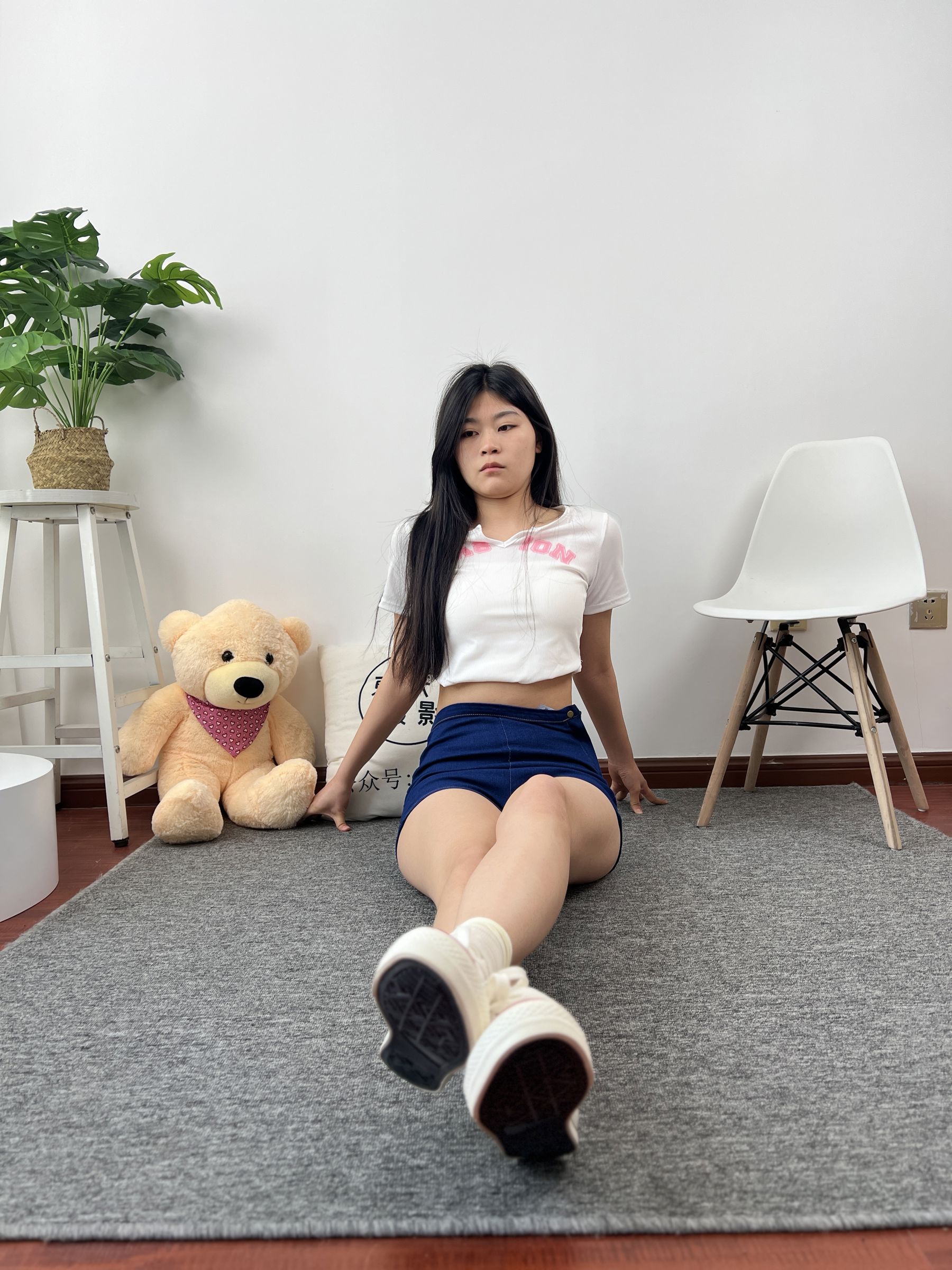 三禾摄影 No.027 牛仔短裤 棉袜 帆布鞋/(213P)