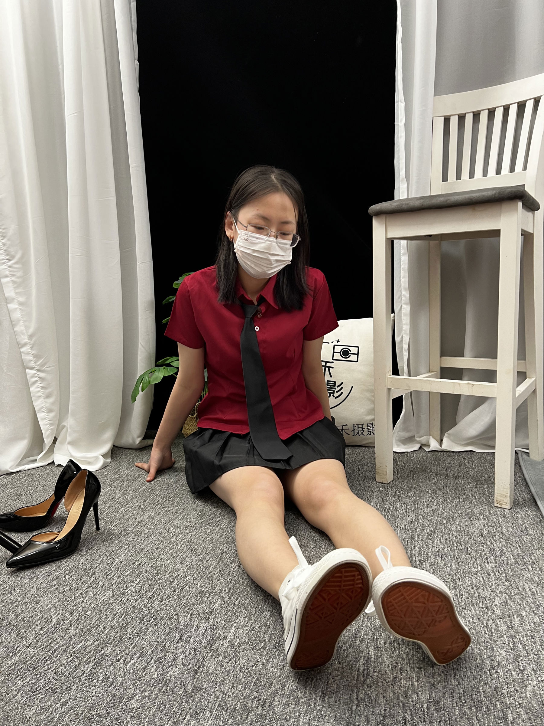 三禾摄影 No.021 短裙 凉拖 帆布鞋 高跟/(217P)