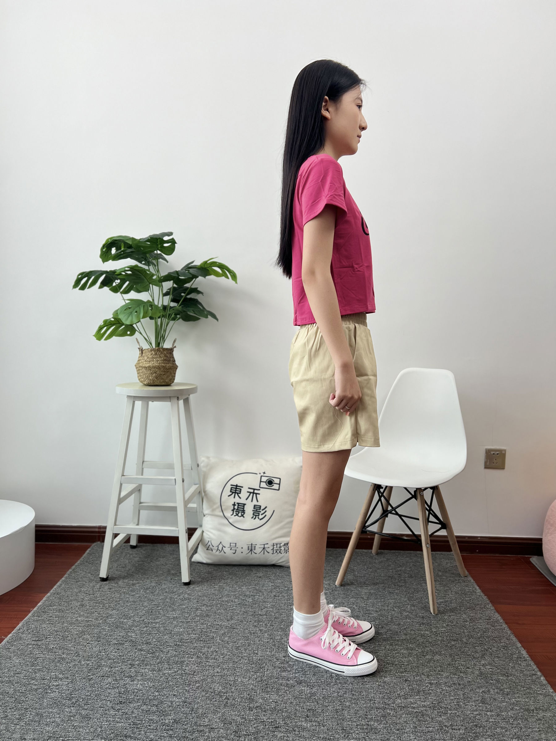 三禾摄影 No.025 休闲短裤 棉袜 帆布鞋/(182P)