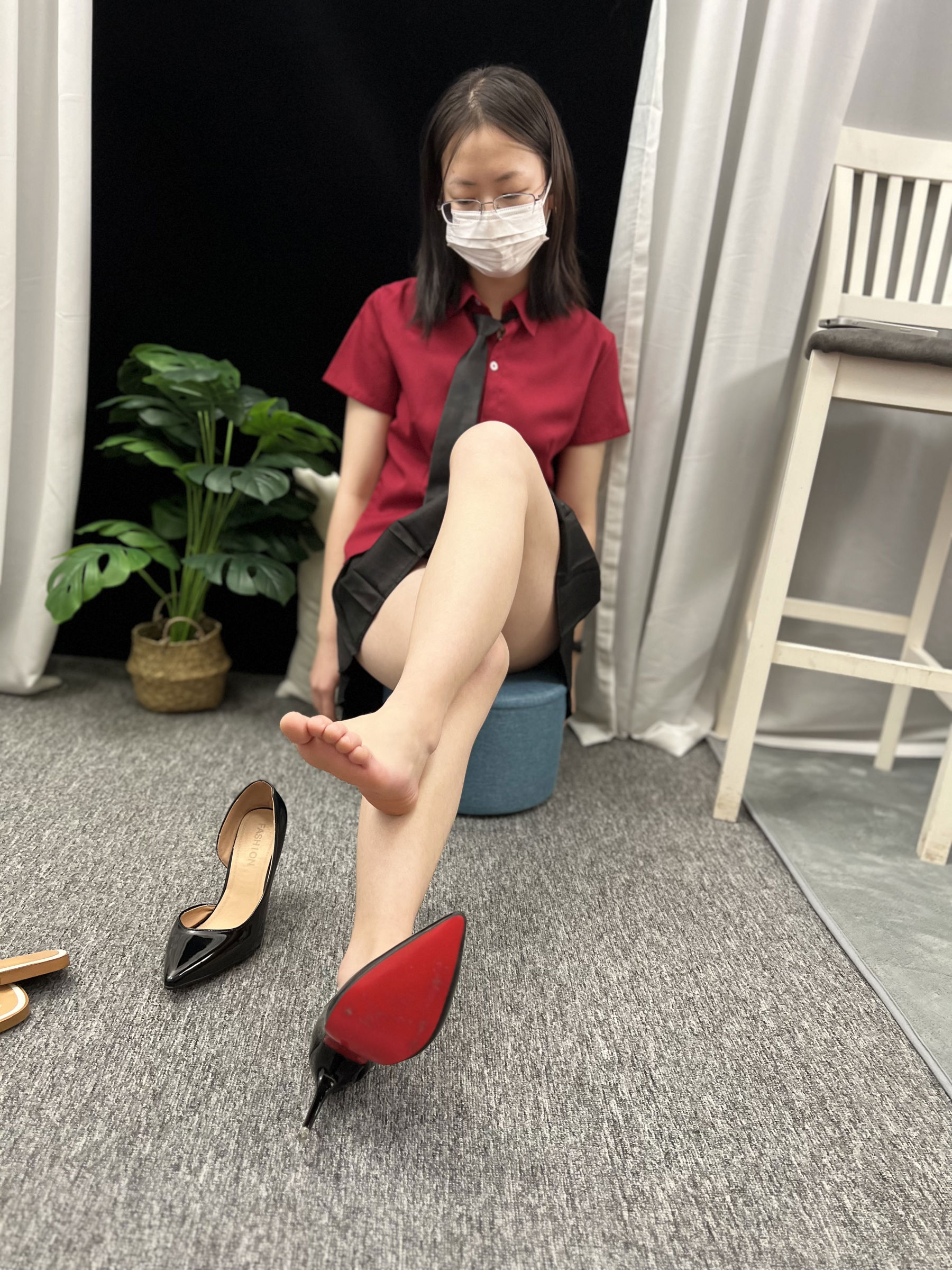 三禾摄影 No.021 短裙 凉拖 帆布鞋 高跟/(217P)