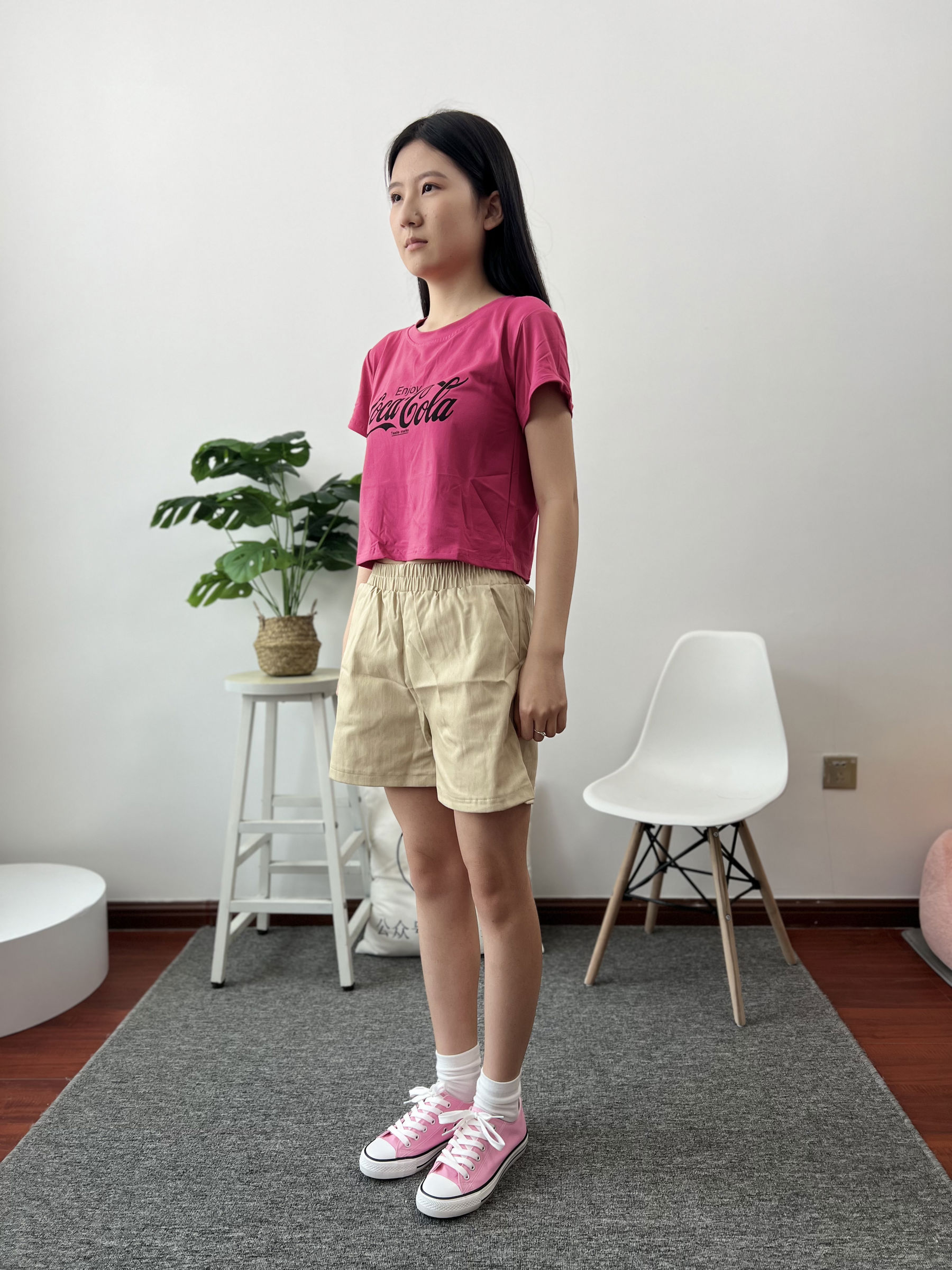 三禾摄影 No.025 休闲短裤 棉袜 帆布鞋/(182P)