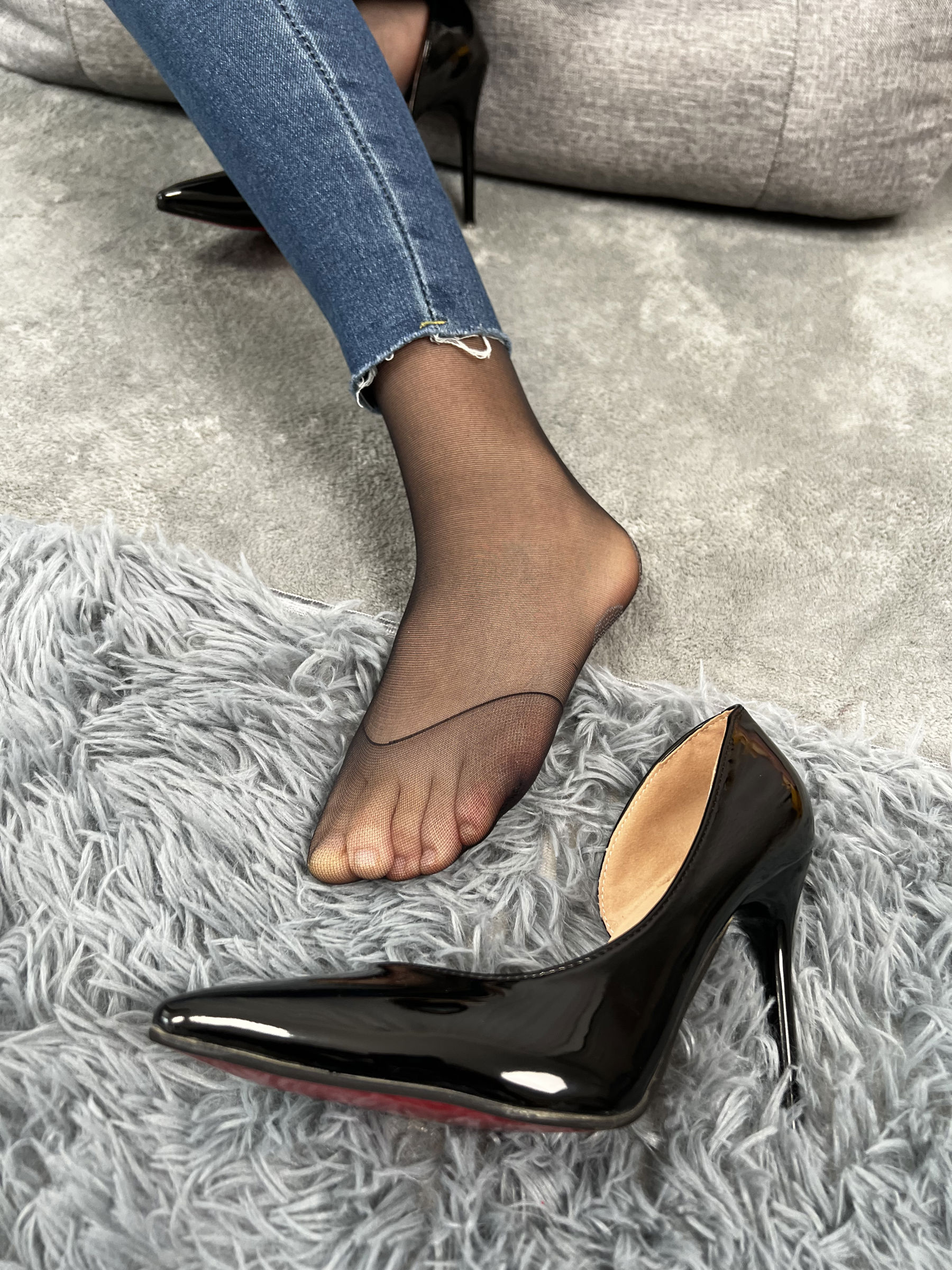 三禾摄影 No.024 牛仔裤里丝 帆布鞋 高跟/(201P)