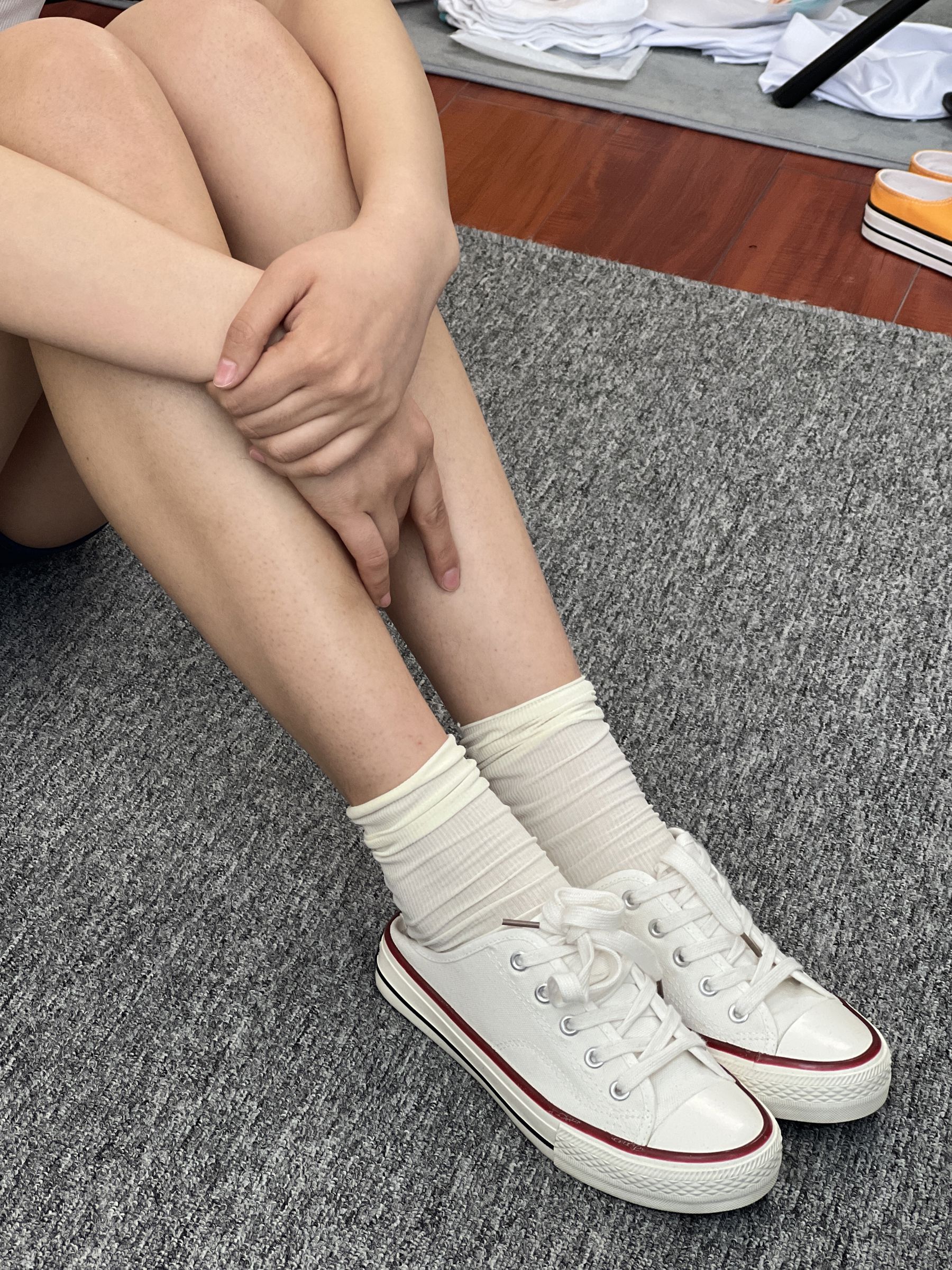 三禾摄影 No.027 牛仔短裤 棉袜 帆布鞋/(213P)