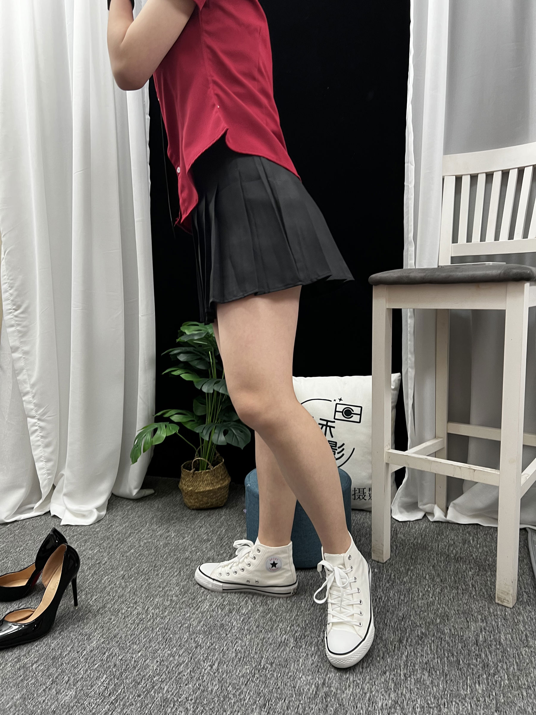 三禾摄影 No.021 短裙 凉拖 帆布鞋 高跟/(217P)