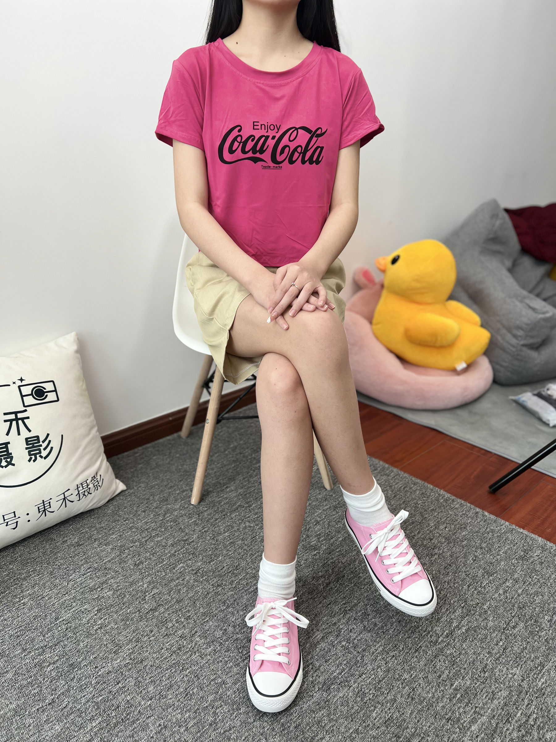 三禾摄影 No.025 休闲短裤 棉袜 帆布鞋/(182P)