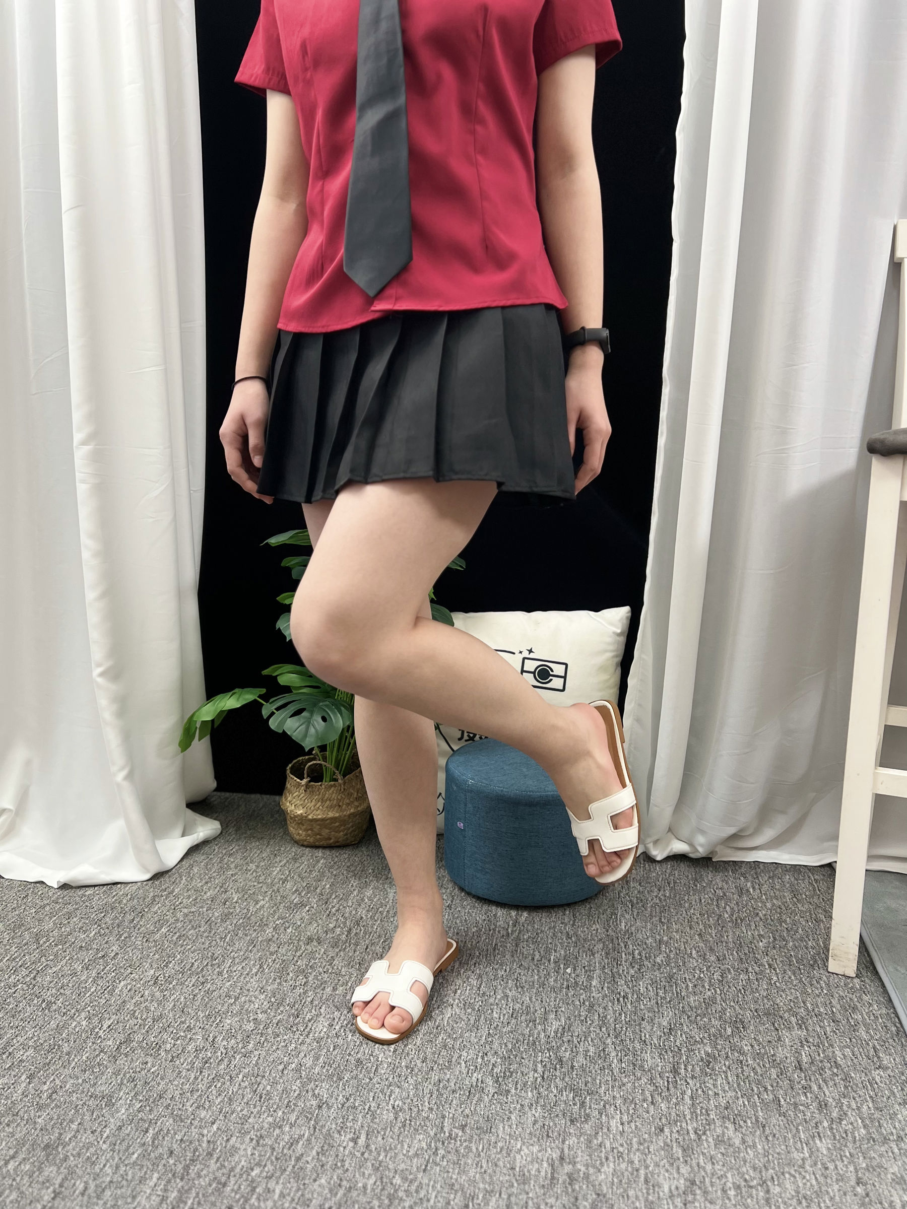 三禾摄影 No.021 短裙 凉拖 帆布鞋 高跟/(217P)