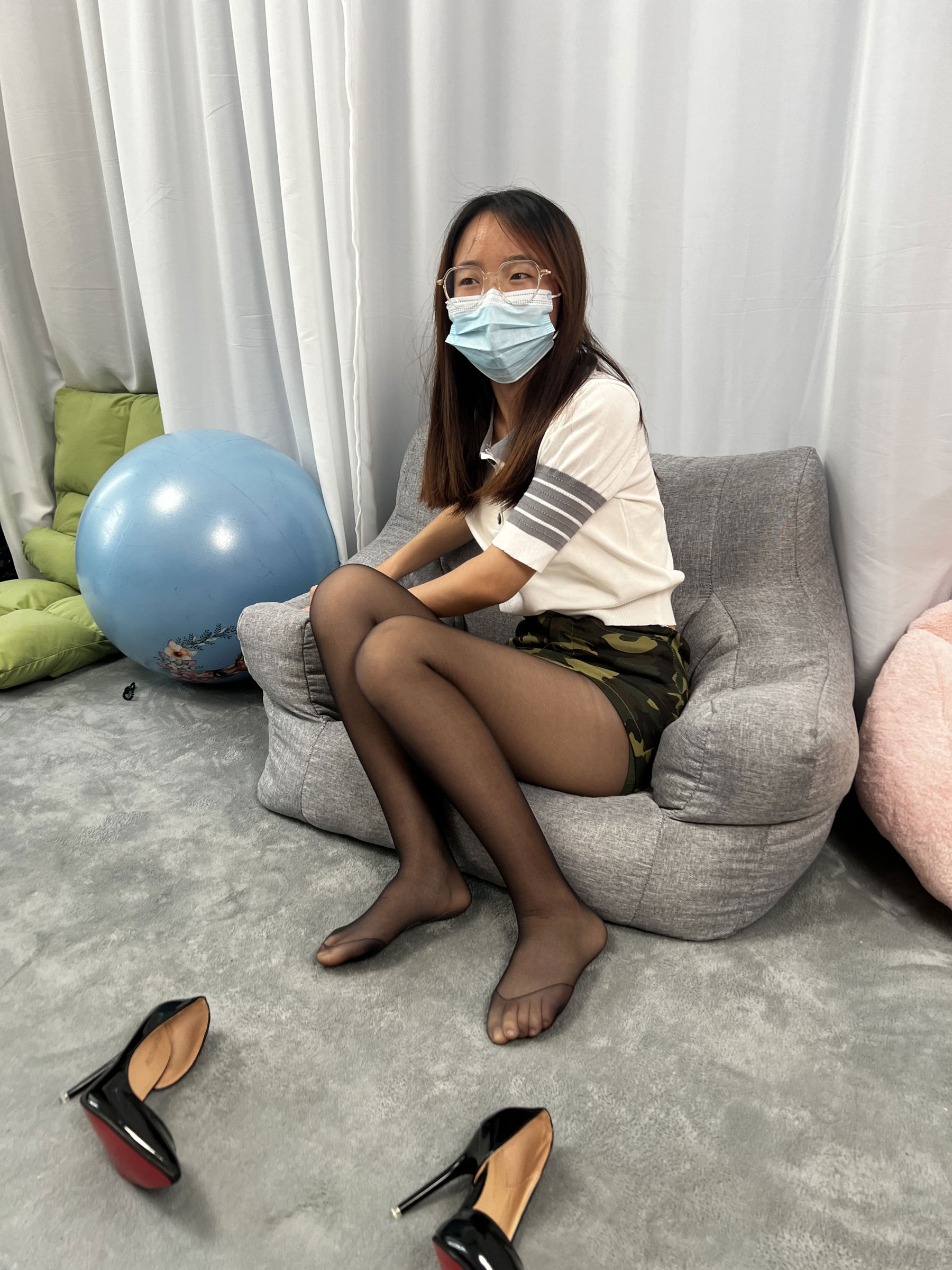 三禾摄影 No.022 短裙 黑丝 高跟/(207P)