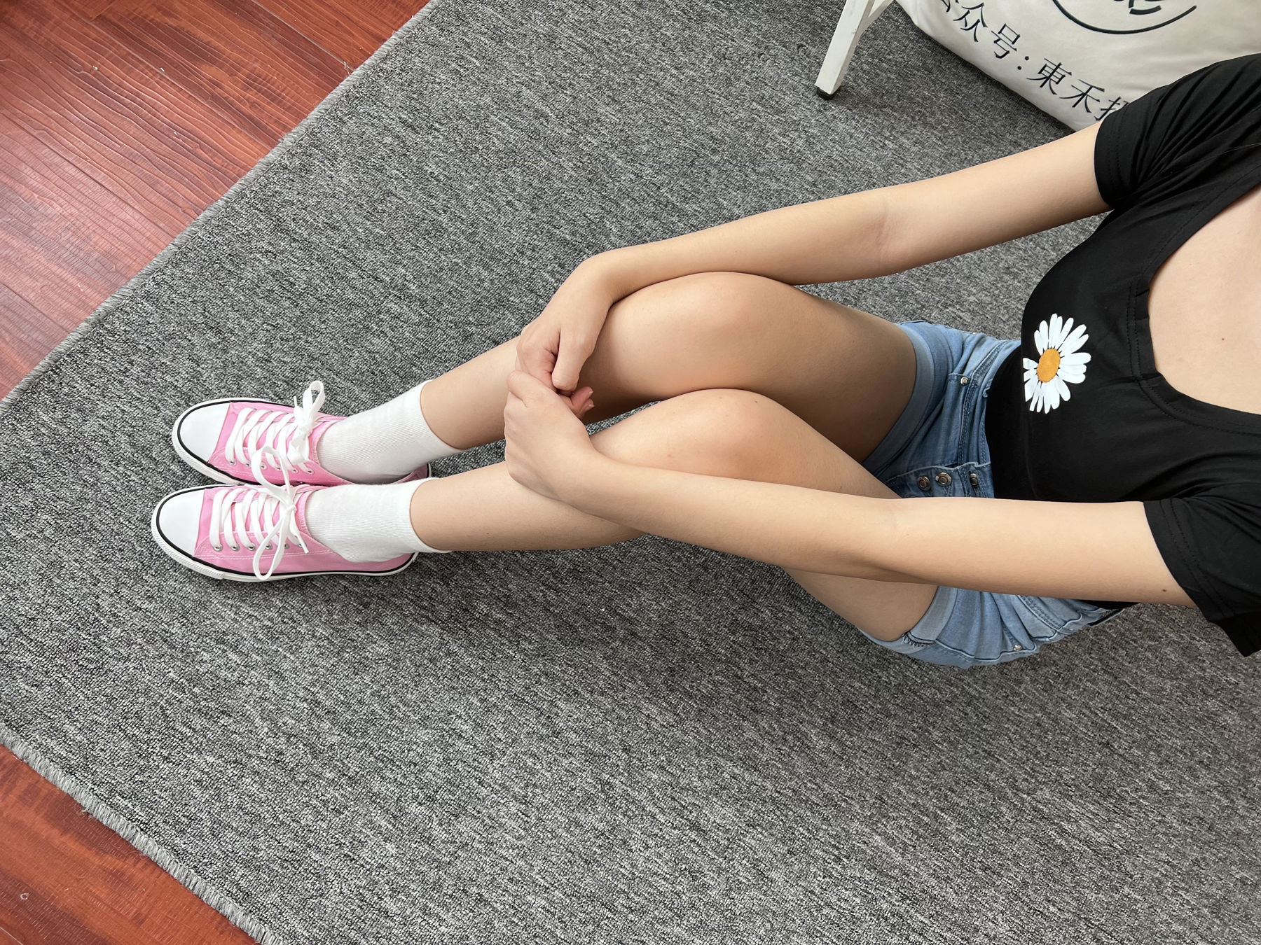 三禾摄影 No.026 牛仔短裤 棉袜 帆布鞋/(176P)