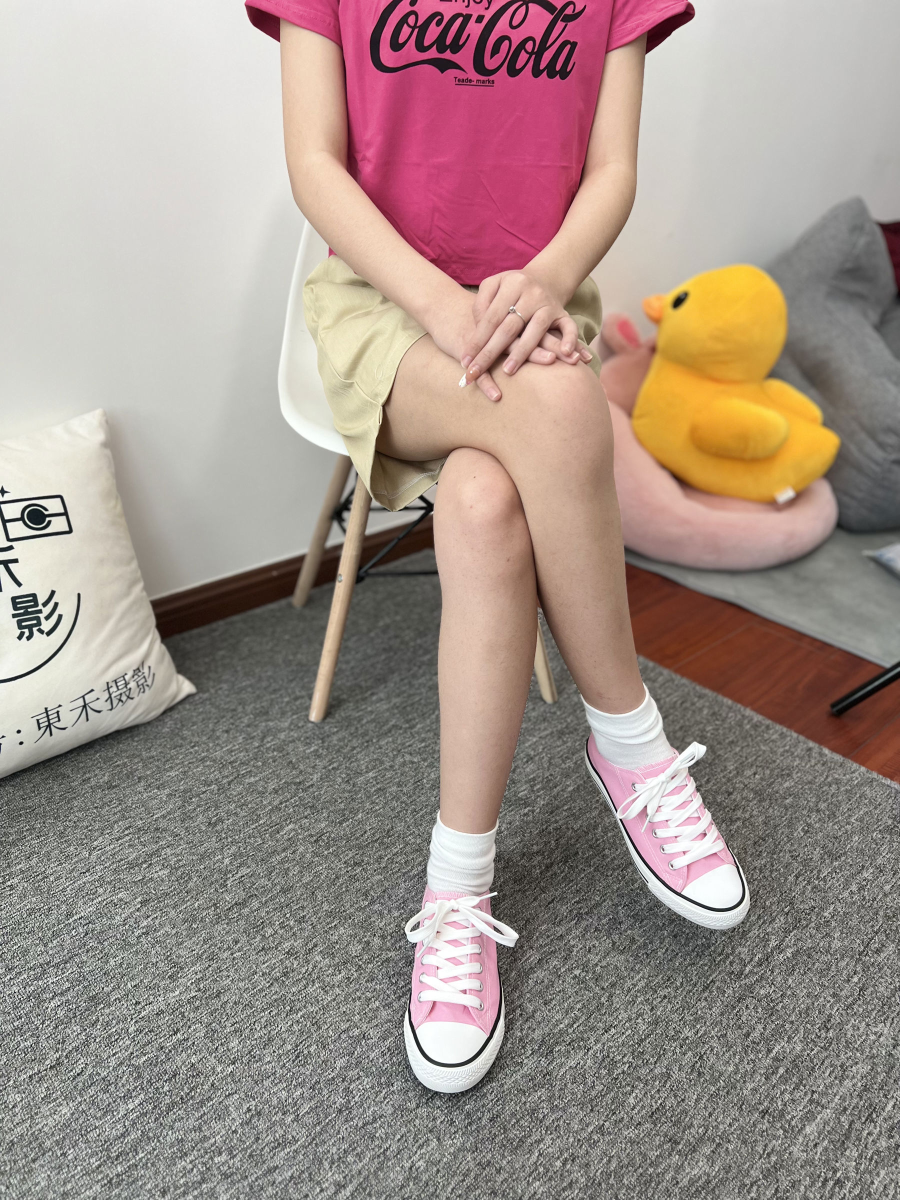 三禾摄影 No.025 休闲短裤 棉袜 帆布鞋/(182P)