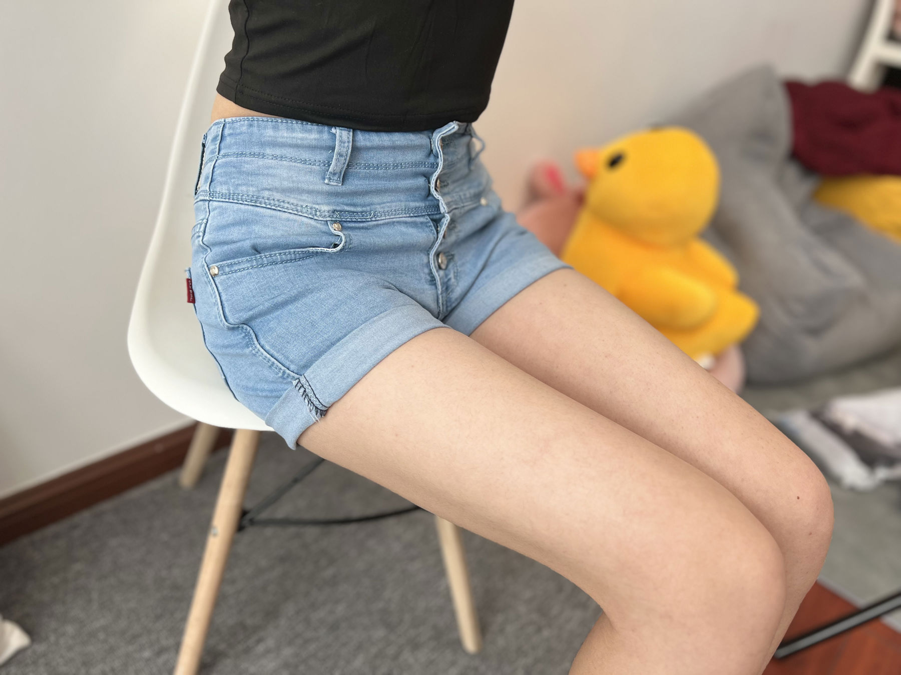 三禾摄影 No.026 牛仔短裤 棉袜 帆布鞋/(176P)