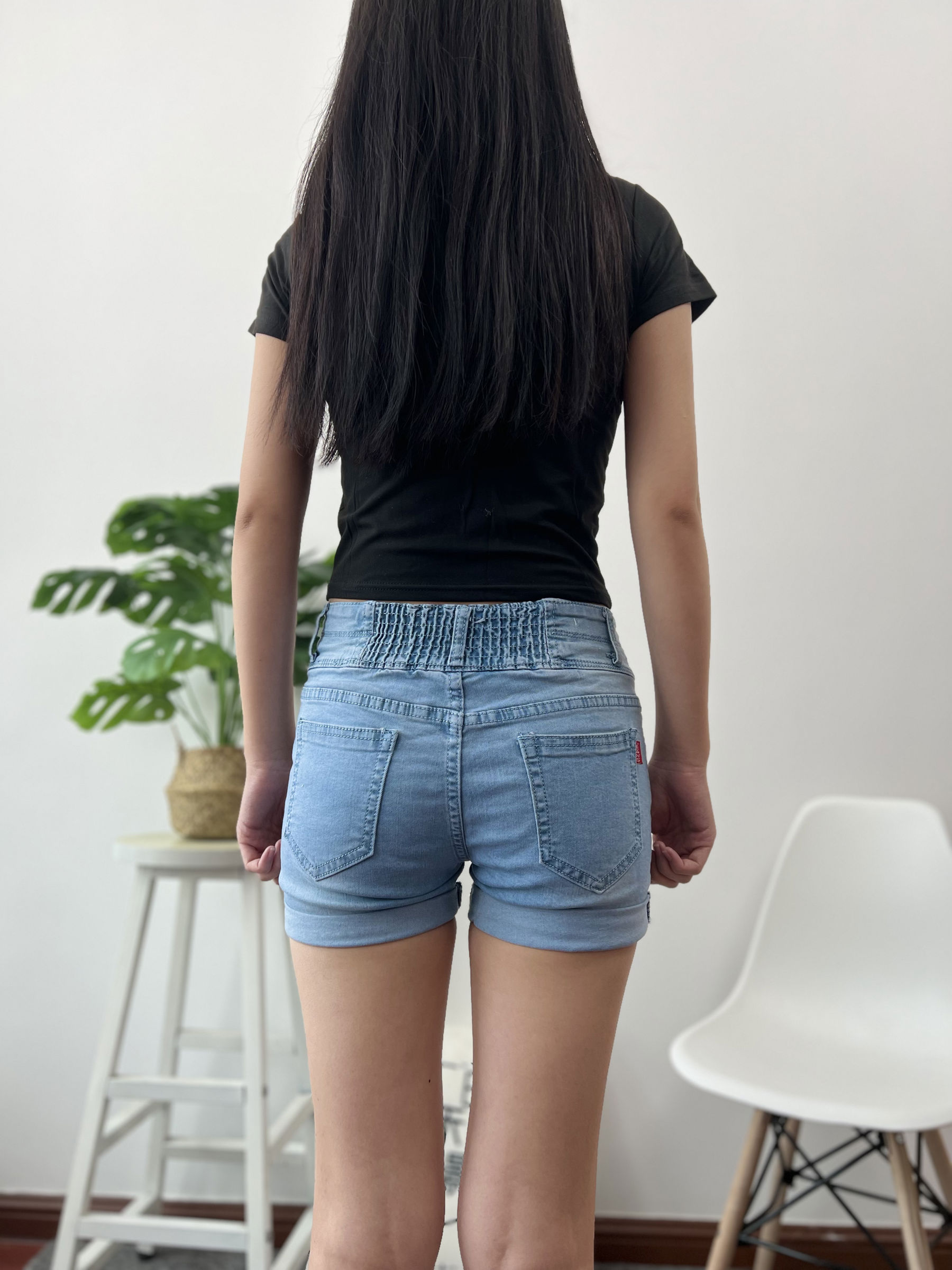 三禾摄影 No.026 牛仔短裤 棉袜 帆布鞋/(176P)