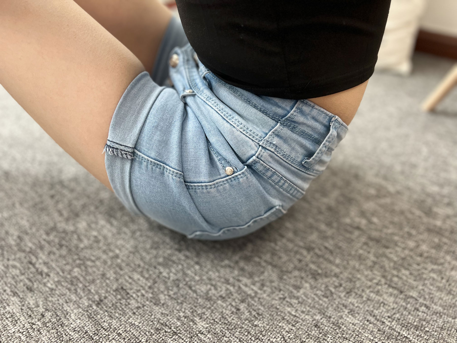 三禾摄影 No.026 牛仔短裤 棉袜 帆布鞋/(176P)