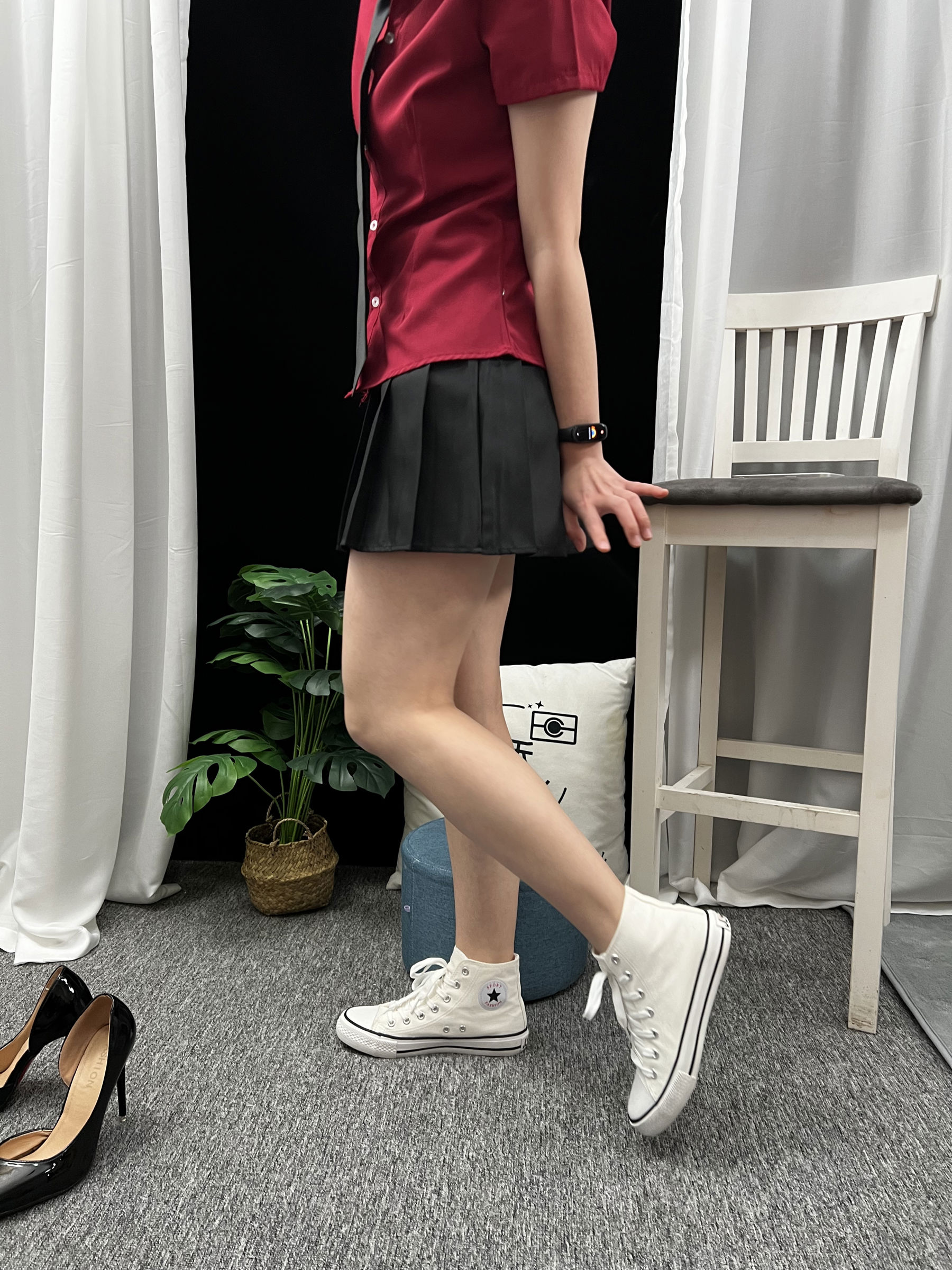 三禾摄影 No.021 短裙 凉拖 帆布鞋 高跟/(217P)